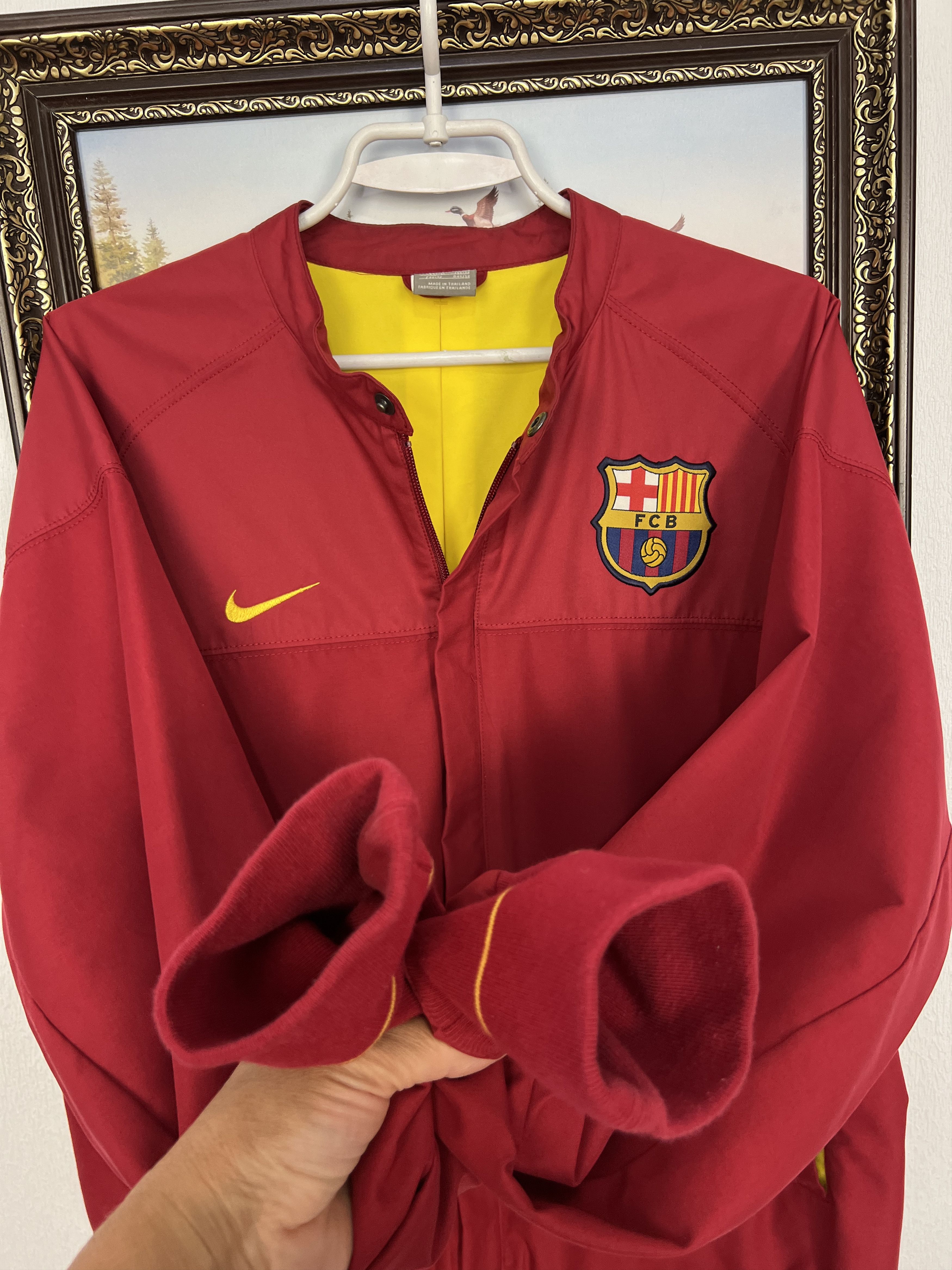 Nike Vintage Nike FC Barcelona Football Jacket Soccer Bomber Size US M / EU 48-50 / 2 - 6 Thumbnail