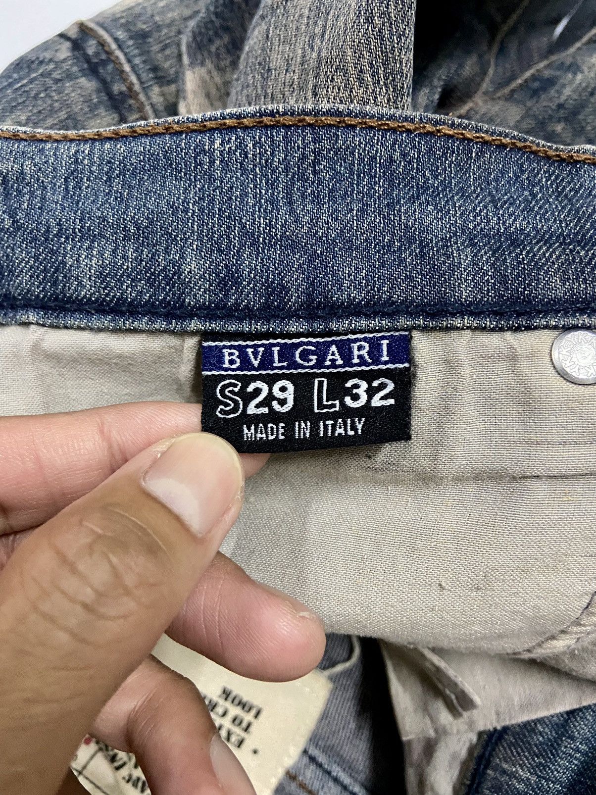 Bvlgari BVLGARI FLARE JEANS Size 29" - 13 Thumbnail