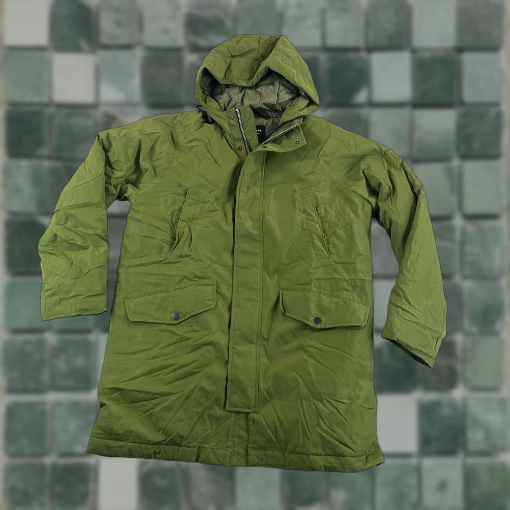 Everlane Everlane The ReNew Long Parka Coat Mens XL Moss Primaloft Relaxed NWOT Parka Coat Mens XL Moss Green 90s Preppy Oversized Leather? Size US XL / EU 56 / 4 - 1 Thumbnail