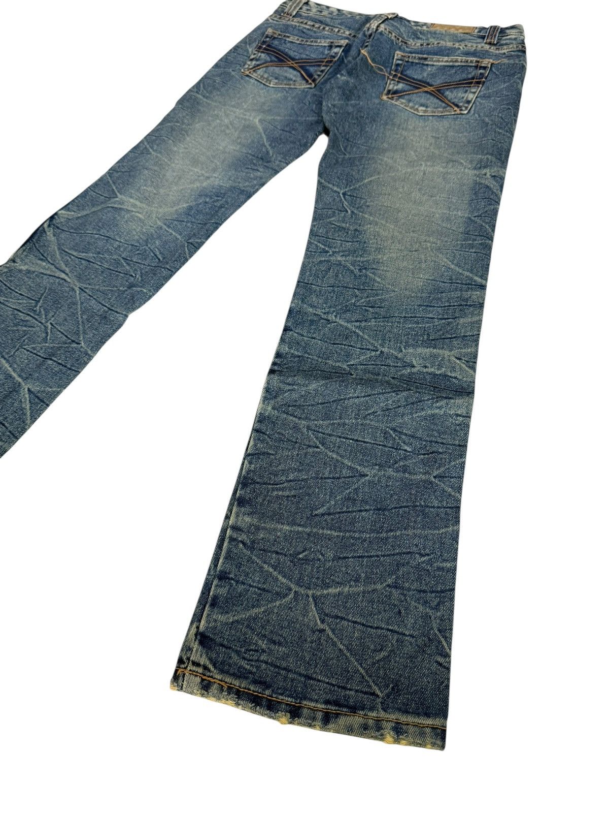 Japanese Brand Vintage Japanese World Bazaar Distressed Design Jeans Size US 29 - 20 Thumbnail