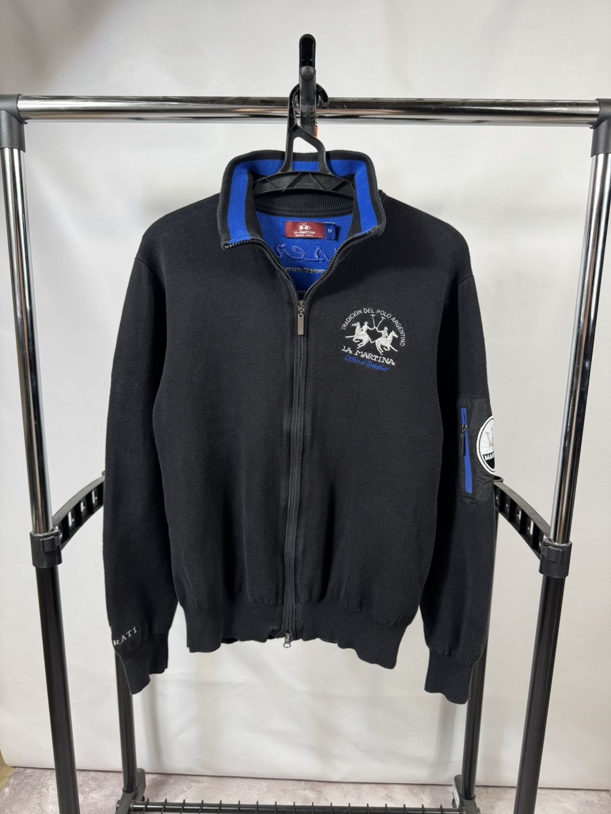 Vintage La Martina Maserati #2 Double Zip Sweater