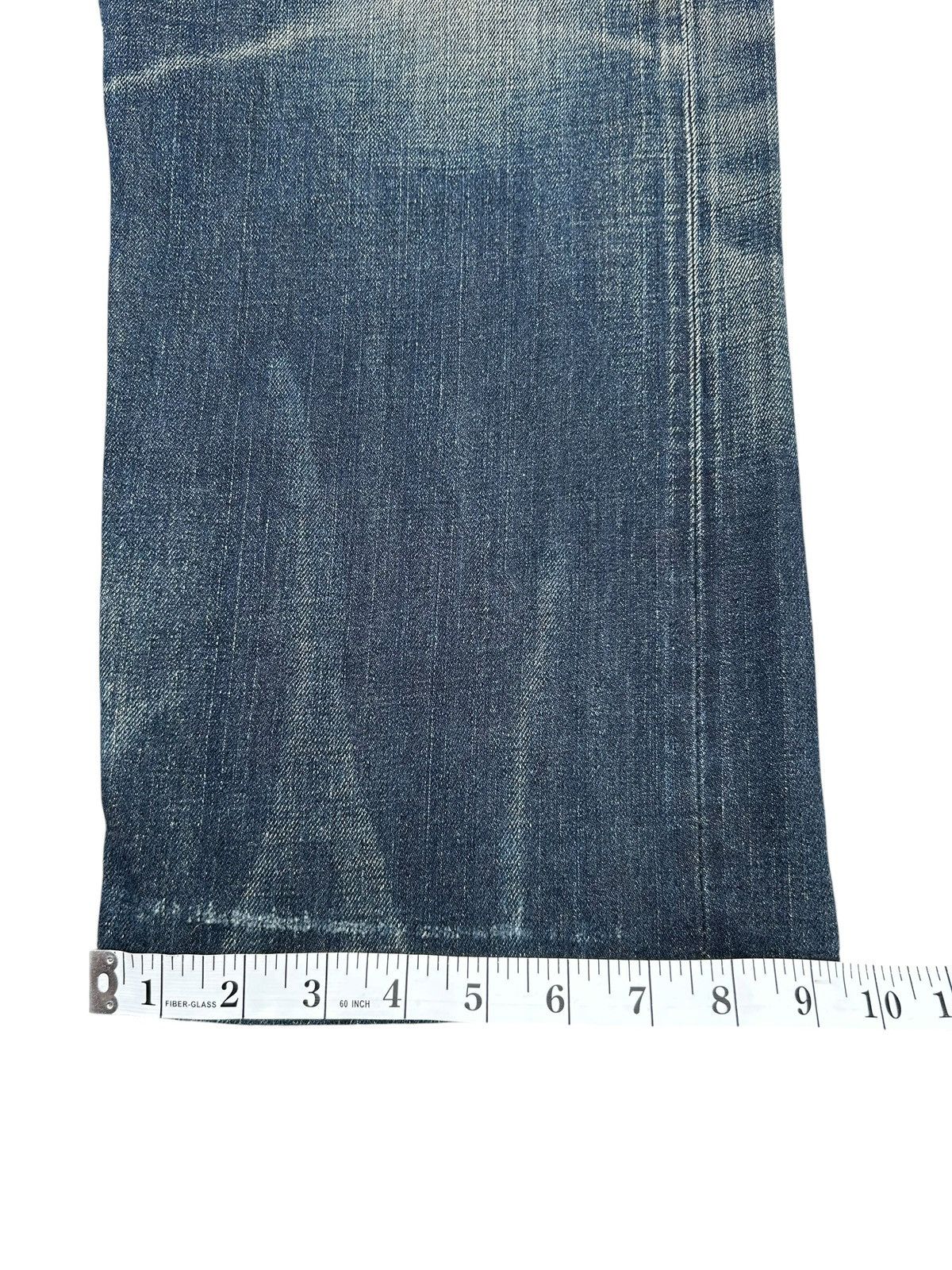 Kapital Vintage Buckle Back Edwin Selvedge Distressed Denim Jeans Size US 39 - 22 Thumbnail