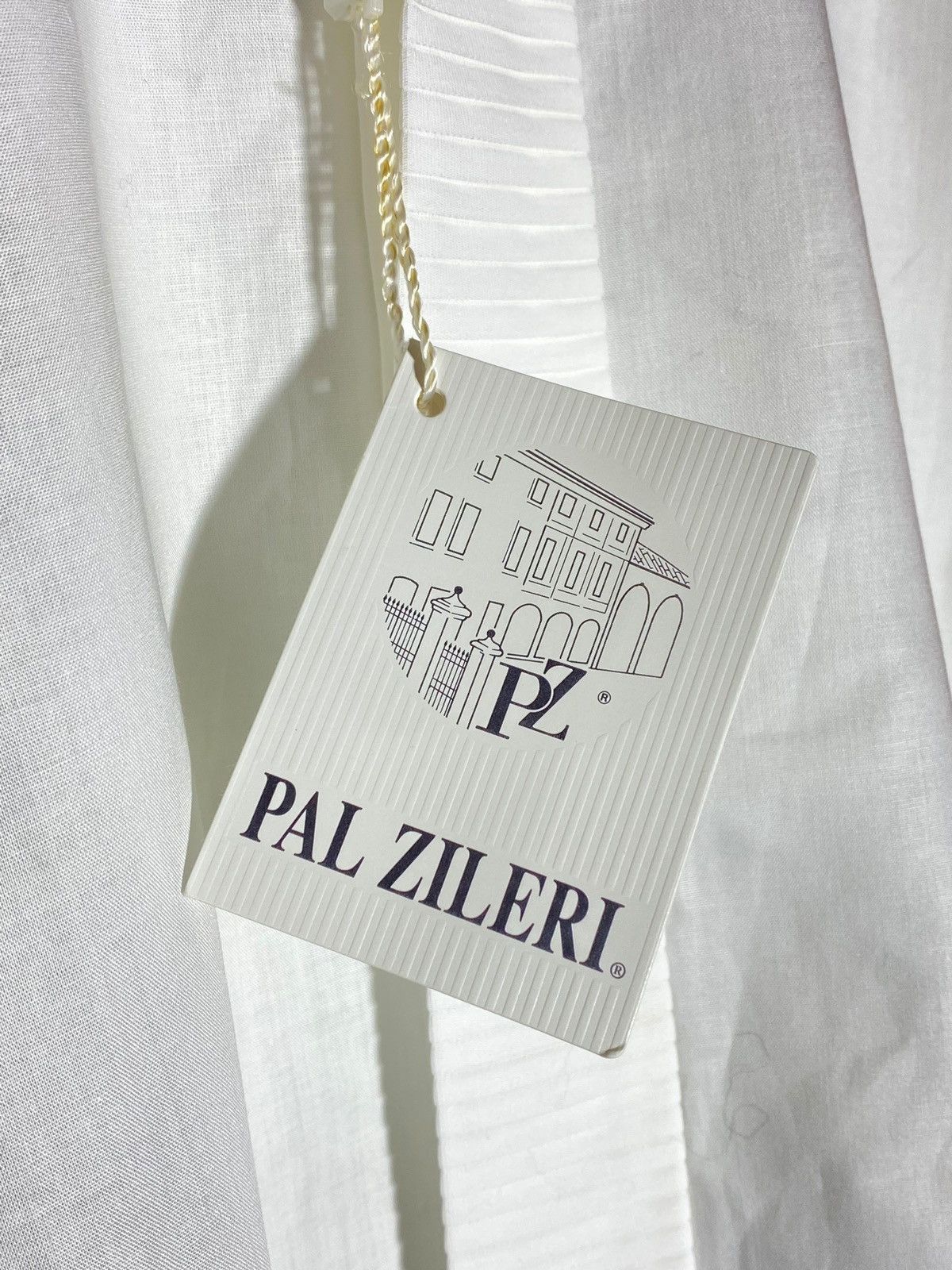 Pal Zileri Pal Zileri Gruppo Foral New Cotton Shirt Ribbed Details Size US L / EU 52-54 / 3 - 17 Thumbnail