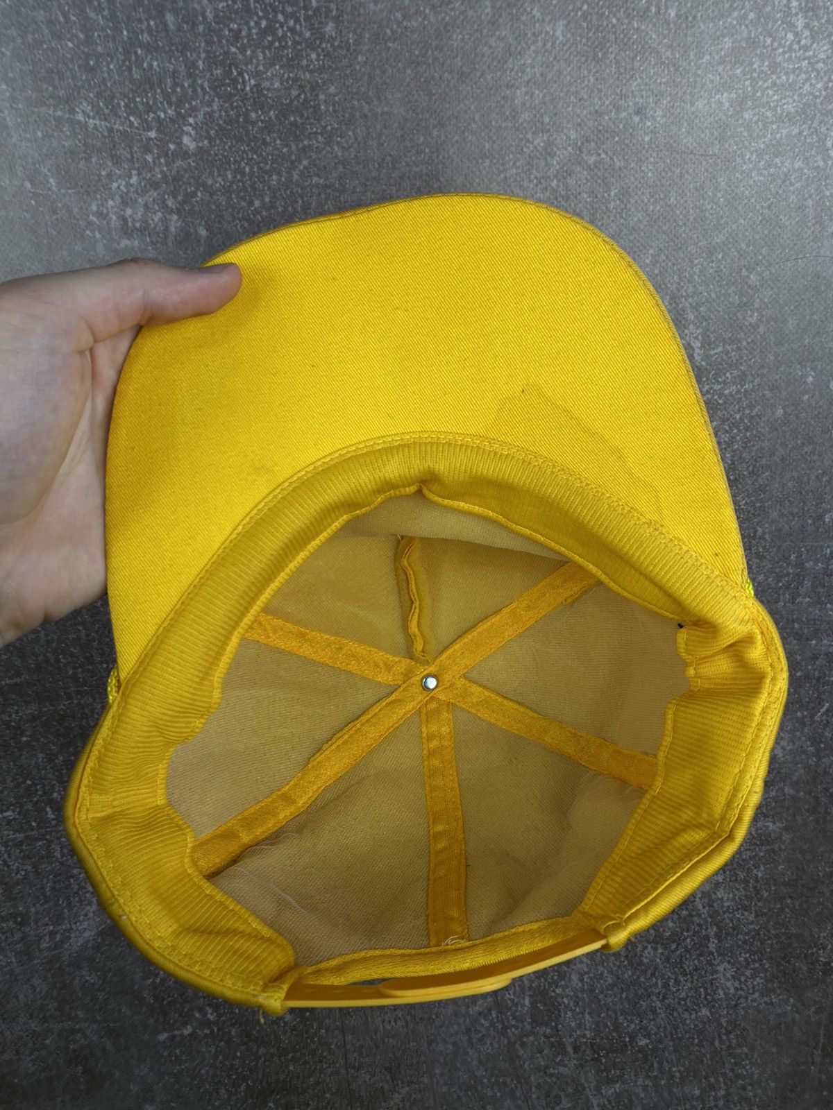 Dunlop × Vintage Vintage Yellow DUNLOP Motorsports Racing Embroidery hat cap Size ONE SIZE - 6 Thumbnail
