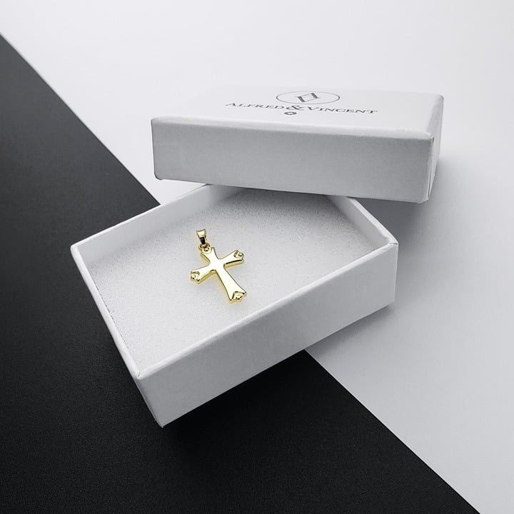 Other St. Thomas Botonee Modern Cross 14k Yellow Gold Pendant Size ONE SIZE - 1 Thumbnail