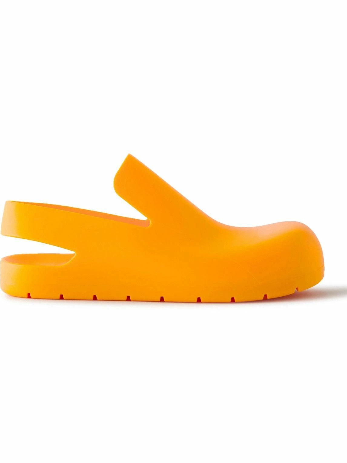 image of Bottega Veneta O1Mle0424 Puddle Slingback Sandals In Tangerine, Men's (Size 9)