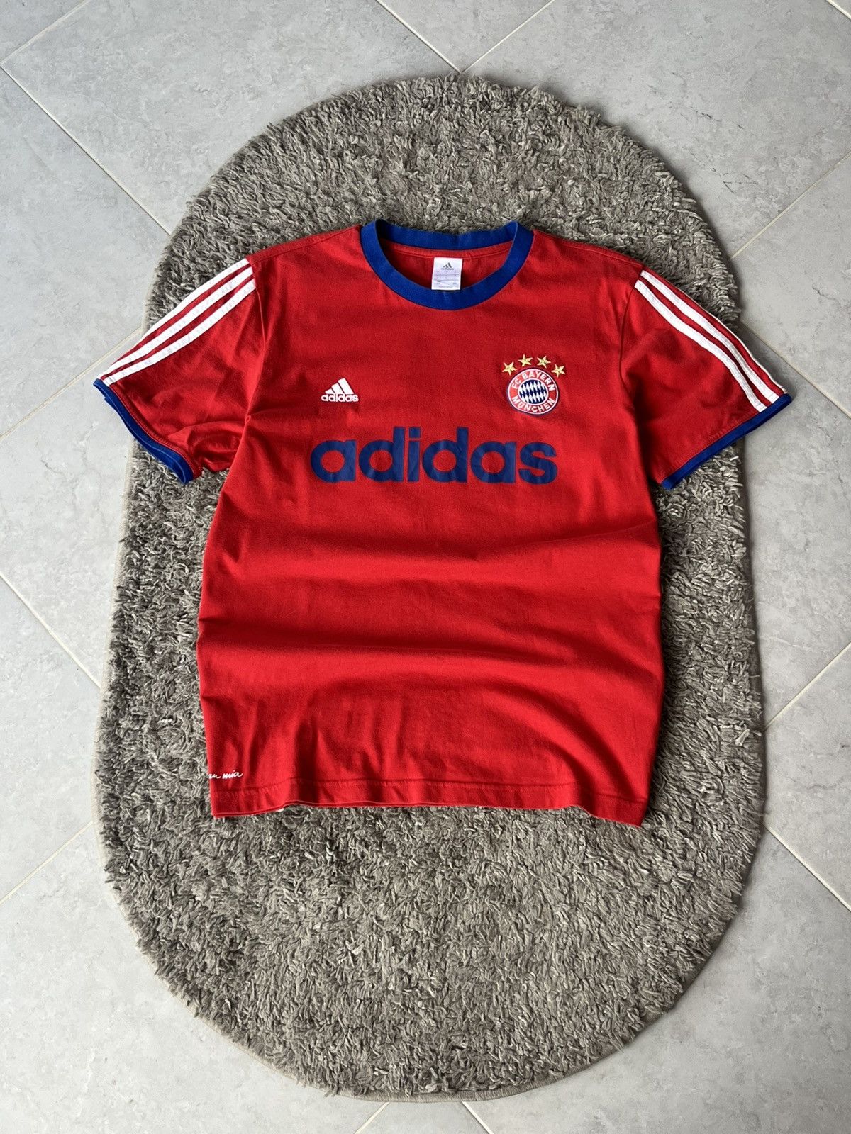 Adidas Vintage Tee Bayern Streetwear Size US L / EU 52-54 / 3 - 1 Thumbnail