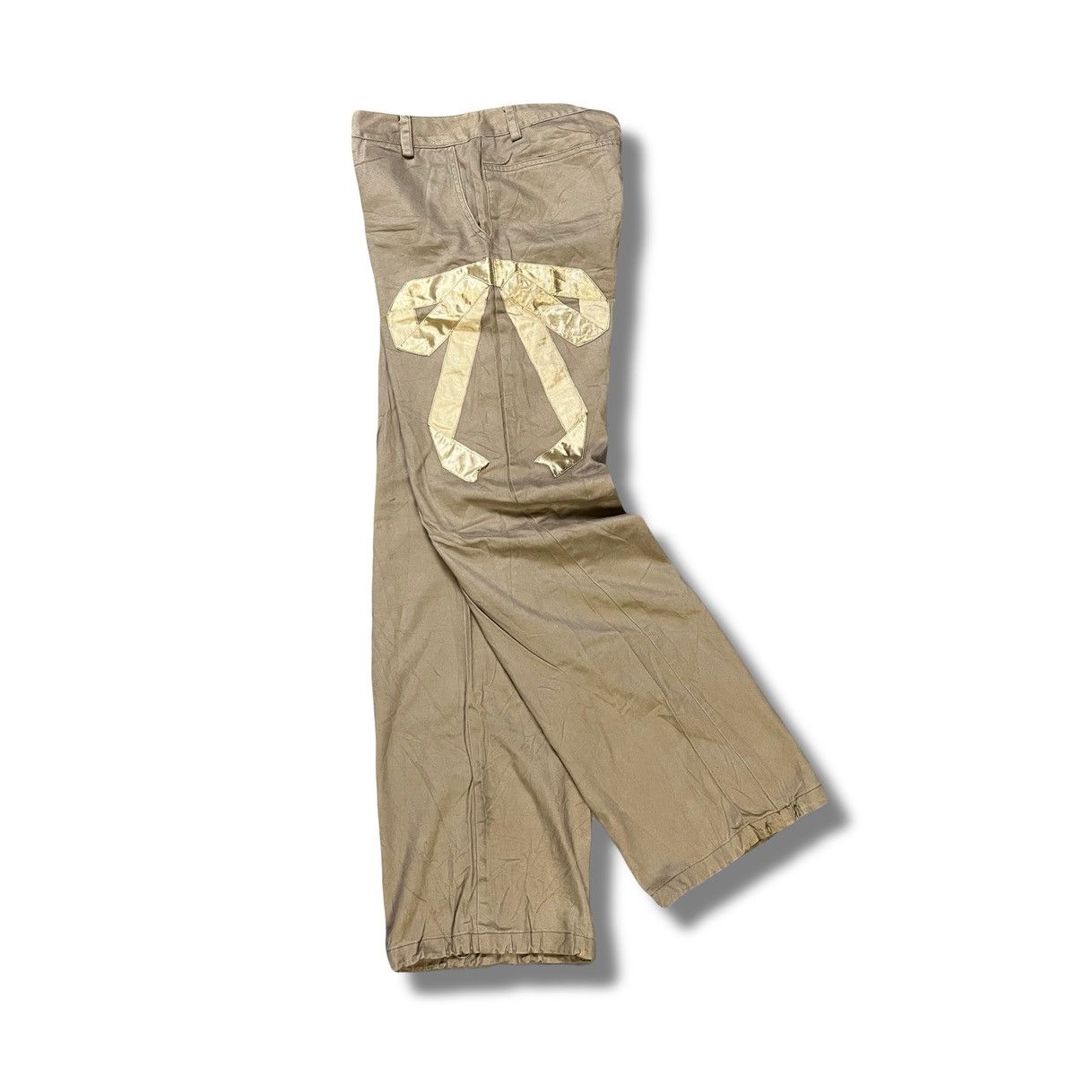 PPFM 2000s PPFM Unique Ribbon Detail y2k Archive Rare Pants Size US 26 / EU 42 - 1 Thumbnail