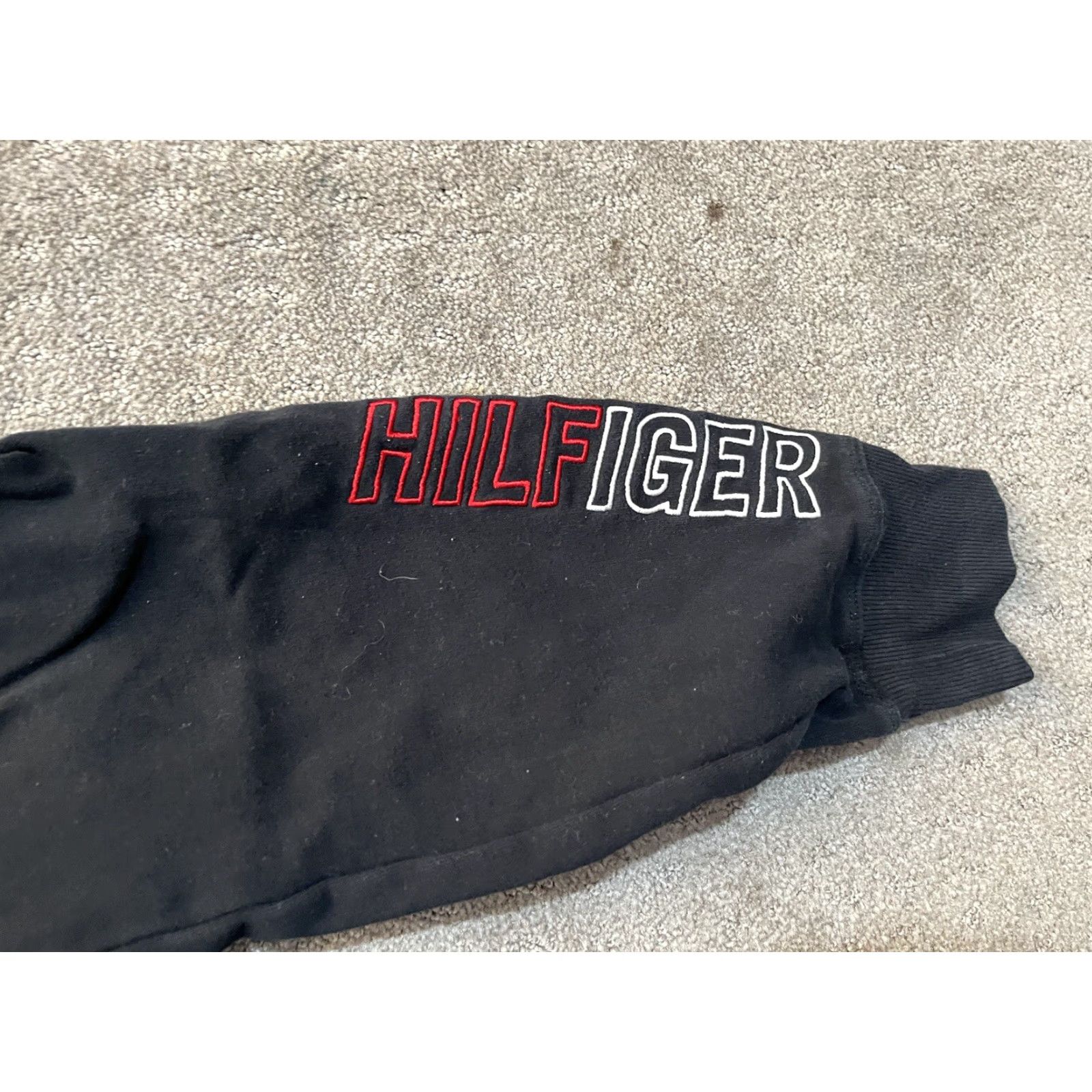 Tommy Hilfiger VINTAGE Tommy Hilfiger Joggers Sweatpants Women Small Black Casual Activewear Sports 90s Size 28" / US 6 / IT 42 - 5 Thumbnail