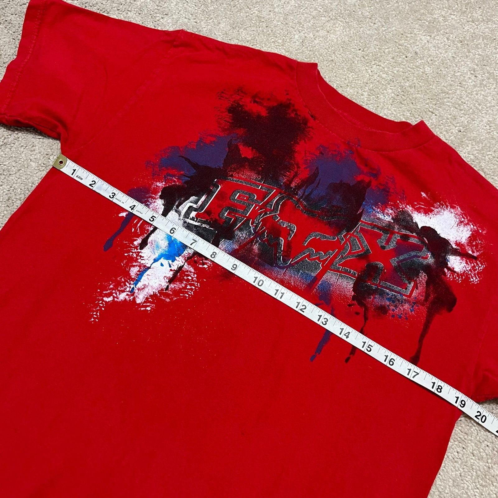 Other Y2K Fox Racing Motocross Red Graphic T-Shirt Large (Tagless) Size US L / EU 52-54 / 3 - 5 Thumbnail