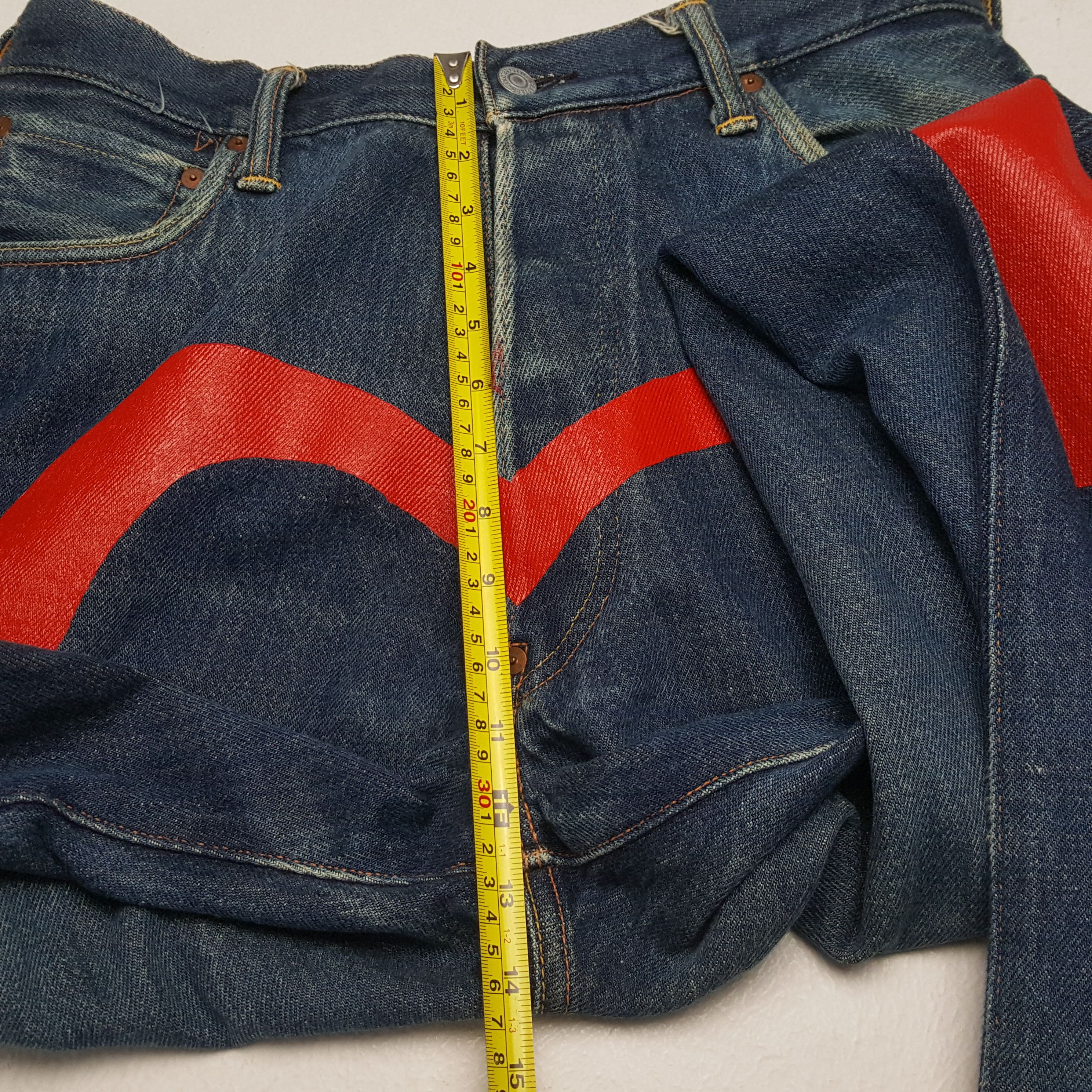 Evisu EVISU Jeans Japanese Brand Streetwear Custom Daicock Style Size US 32 / EU 48 - 8 Thumbnail