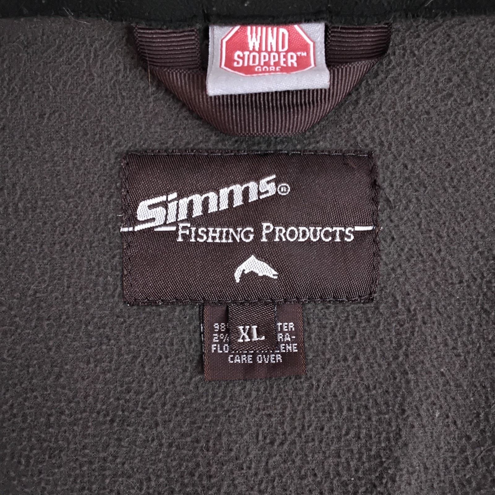 Simms Simms Windstopper Fleece Men's XL Green Full Zip USA Size US XL / EU 56 / 4 - 6 Thumbnail