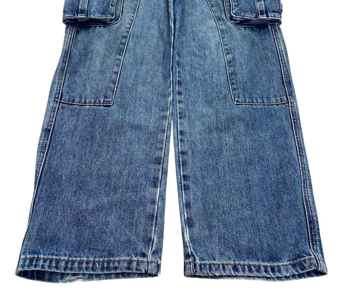 Japanese Brand Japanese Brands Baggy Wide Leg Cargo Jeans Size US 34 / EU 50 - 5 Thumbnail