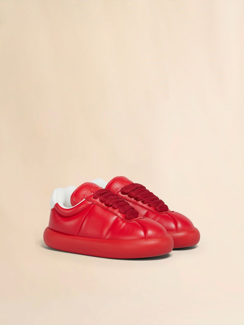 Marni o1f1d3z1025 Leather Bigfoot 2.0 Sneakers in Red Size US 12 / EU 45 - 1 Thumbnail