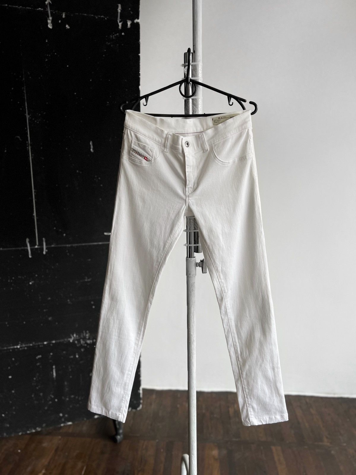 Designer × Diesel Diesel Livier Womens White Super Slim Jegging Jeans 066V1 Size 30" / US 8 / IT 44 - 1 Thumbnail