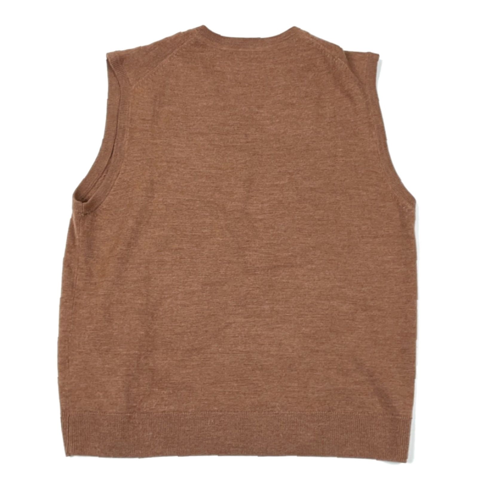 Vintage VTG 90s Brown Merino Wool V-Neck Sweater Vest Adult XL Lightweight Pullover Knit Mens Raffi Size US XL / EU 56 / 4 - 2 Thumbnail