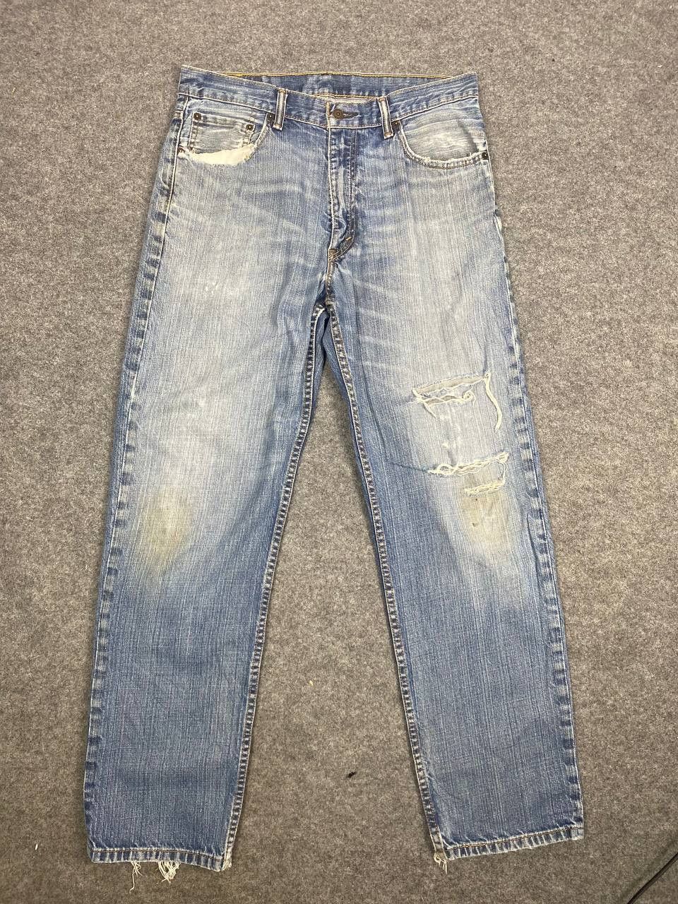 Levi's levis 550 relaxed fit distressed denim Size US 36 / EU 52 - 7 Thumbnail