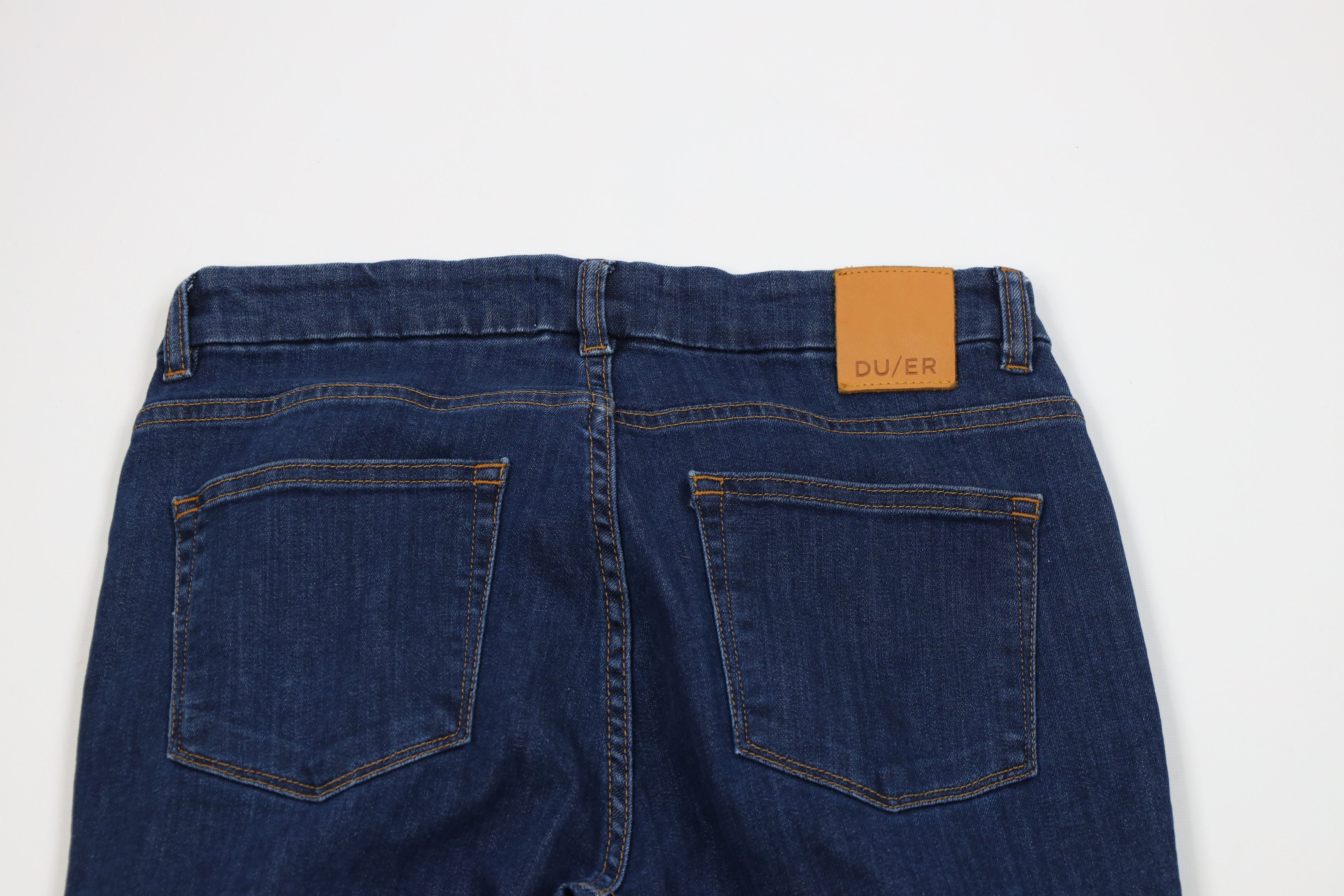Vintage DU/ER DUER Fit Skinny Leg Stretch Denim Jeans Pants Blue Size 29" - 9 Thumbnail