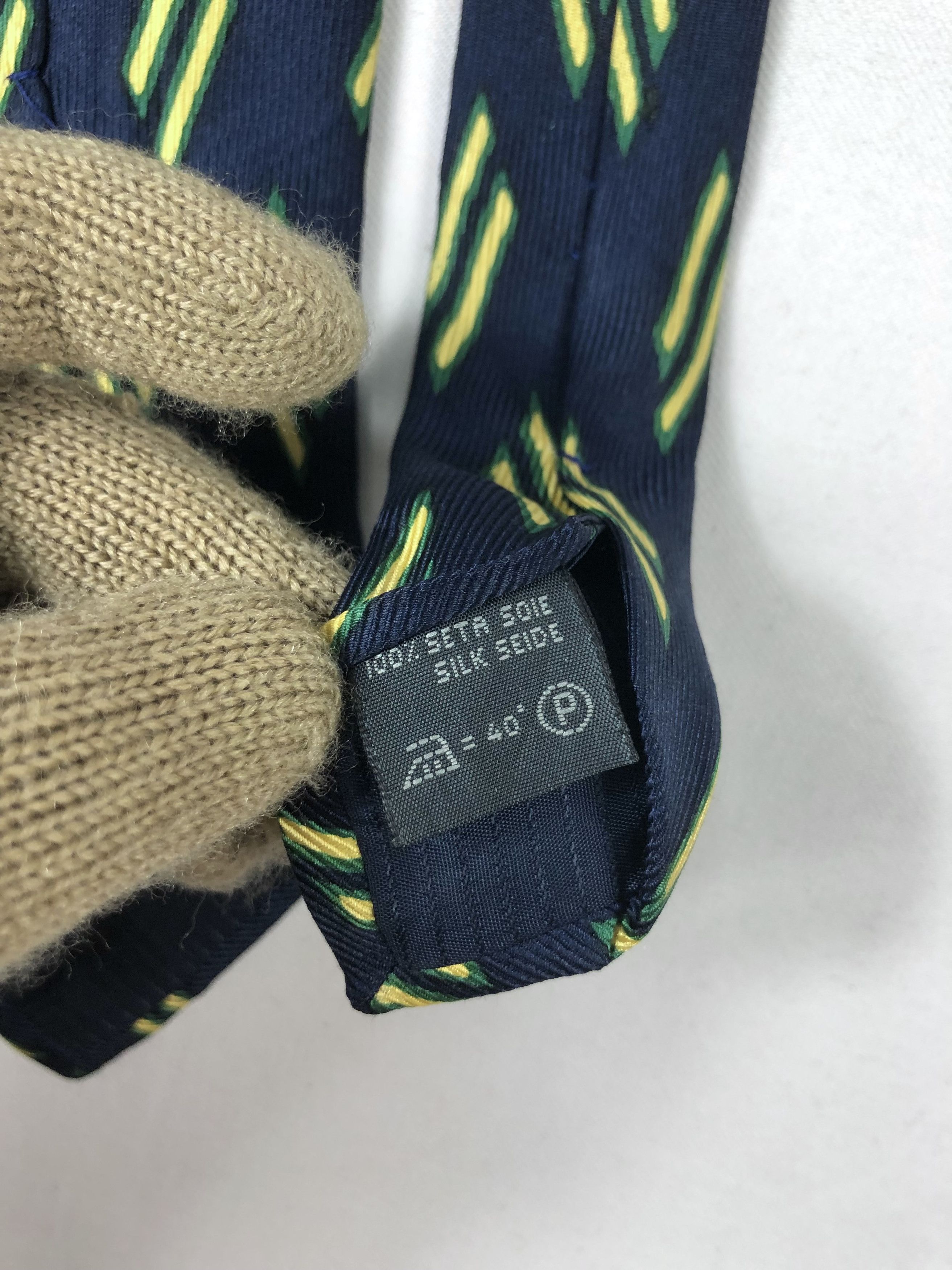 Ermenegildo Zegna Rare Ermenegildo Zegna Silk Tie Made in Italy Size ONE SIZE - 6 Thumbnail