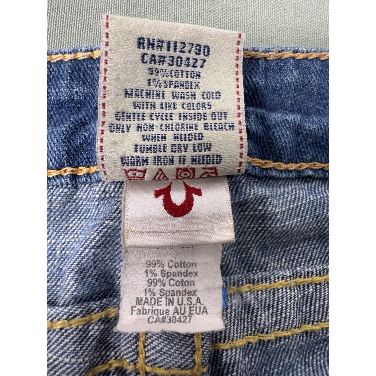 True Religion True Religion Disco Billy Jeans Womens 29 Blue Bootcut Size 29" - 9 Thumbnail