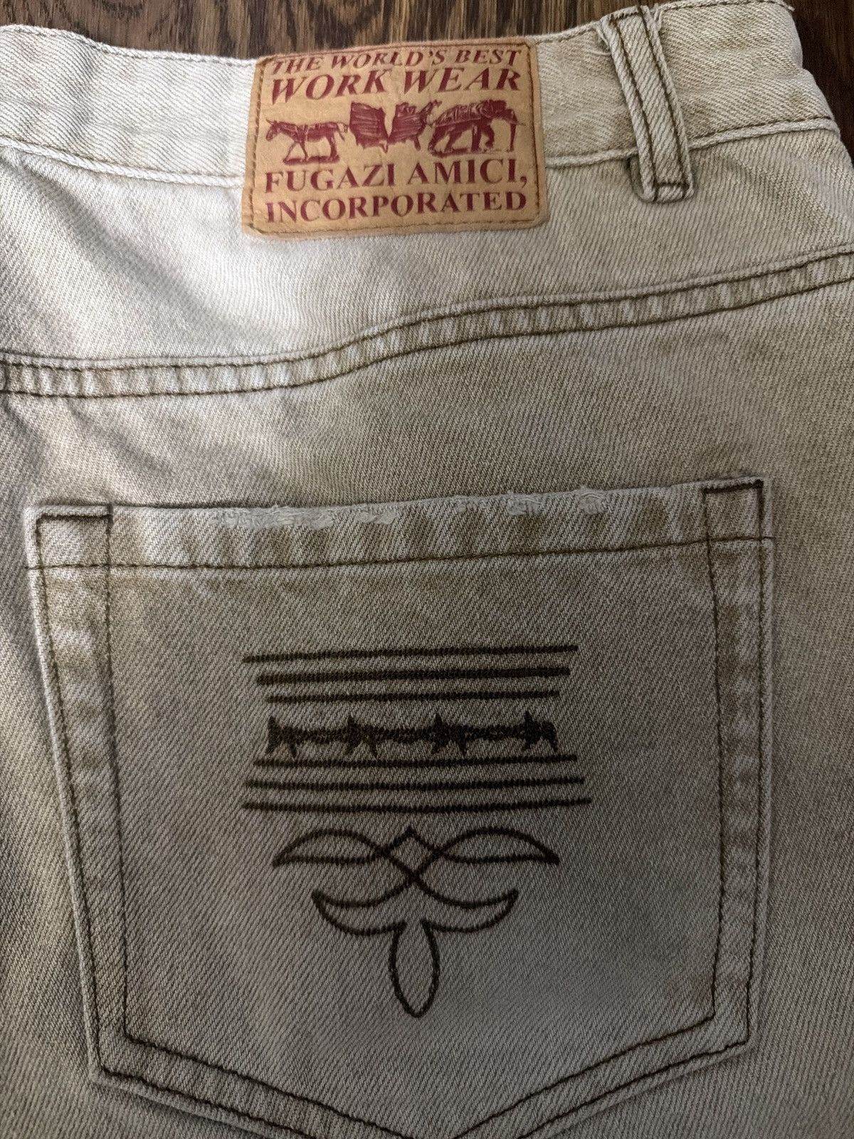 Fugazi Fugazi Stone Rivet Denim Size US 32 / EU 48 - 3 Thumbnail