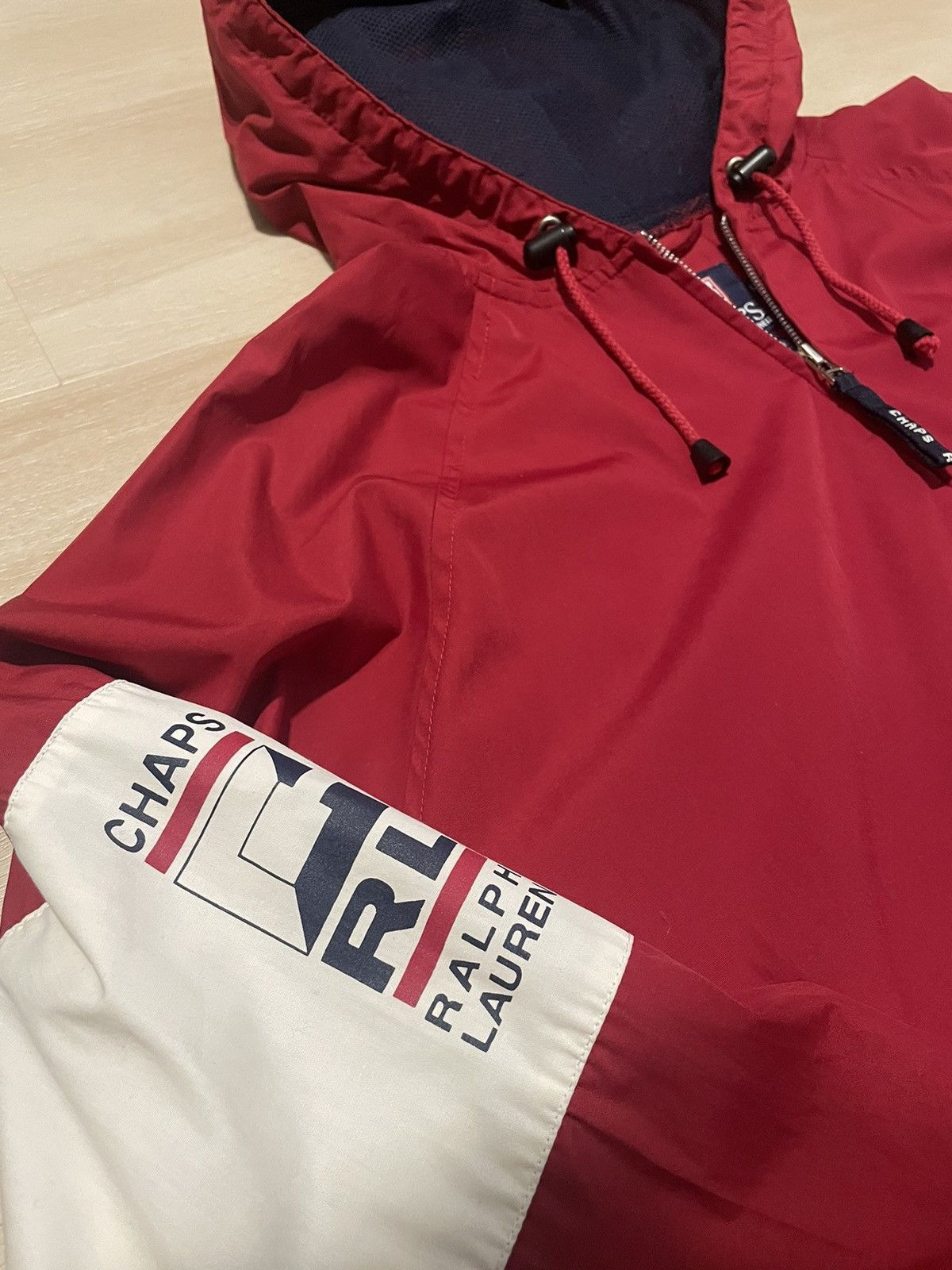 Chaps Ralph Lauren × Polo Ralph Lauren × Ralph Lauren Vintage 90’s Chaps Ralph Lauren Nautical Windbreaker Size US L / EU 52-54 / 3 - 3 Thumbnail