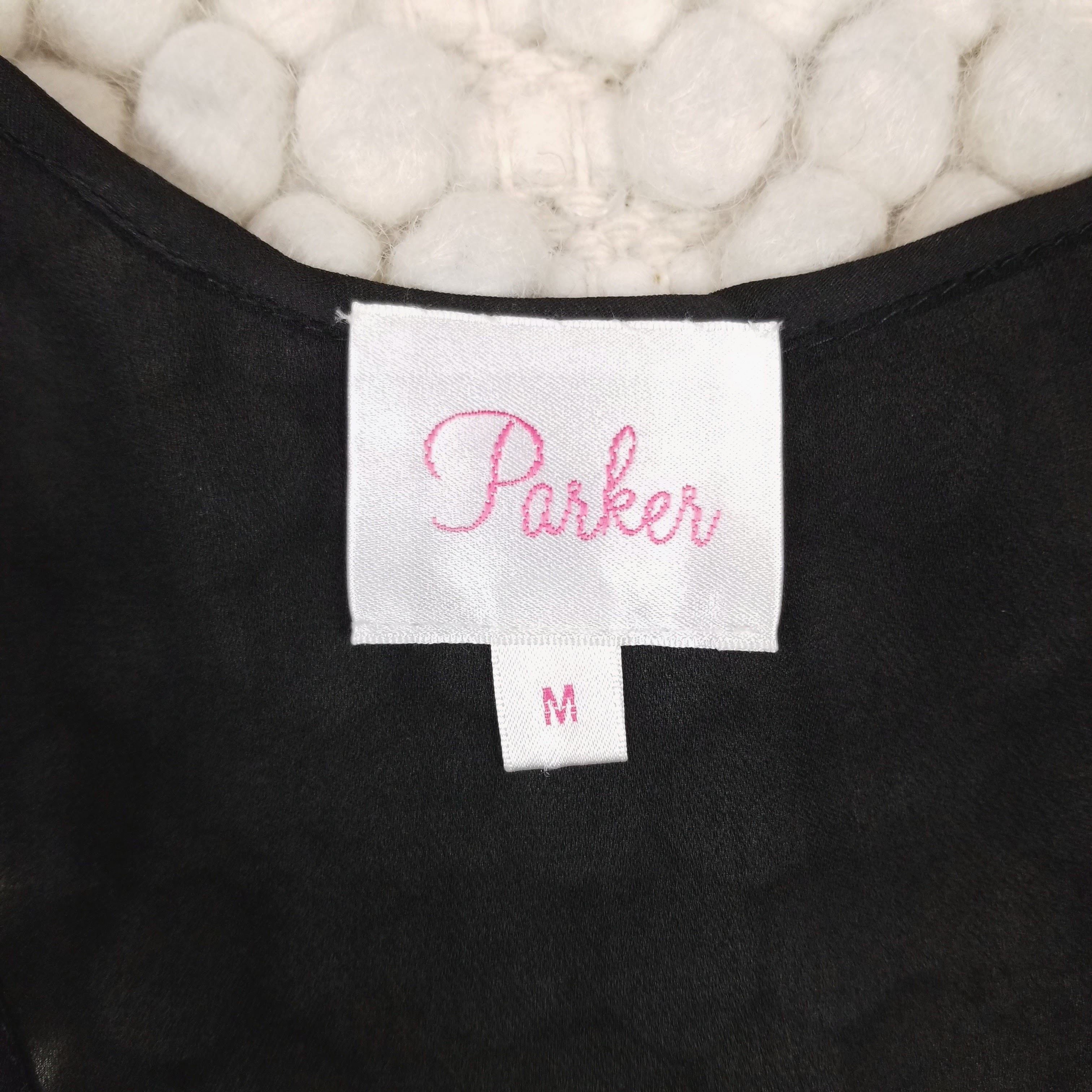 Parker Beaded Hem Silk Racerback Tank Top Size M / US 6-8 / IT 42-44 - 7 Thumbnail