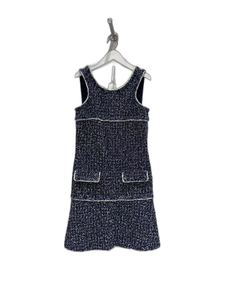 Chanel Blue Tassel Dress Size 34