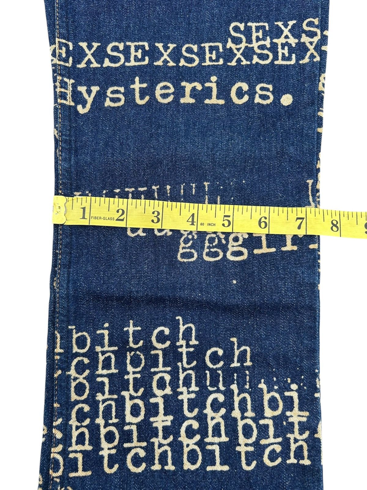 Hysteric Glamour Flare Hysteric Glamour Bitch Fuck Sex Rare Denim ☠️☠️ Size US 28 / EU 44 - 17 Thumbnail