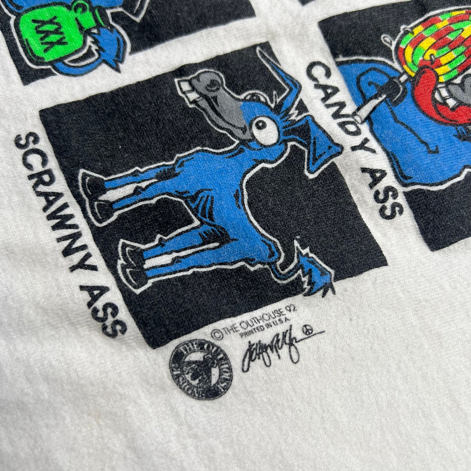 Fruit Of The Loom Vintage 90’s Fruit Of The Loom Donkey Tee MADE IN USA Sz XL Size US XL / EU 56 / 4 - 4 Thumbnail