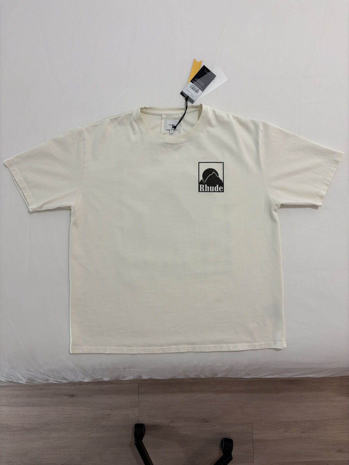 Rhude Rhude 2025 Black Moonlight Logo Tee Size US XL / EU 56 / 4 - 2 Thumbnail