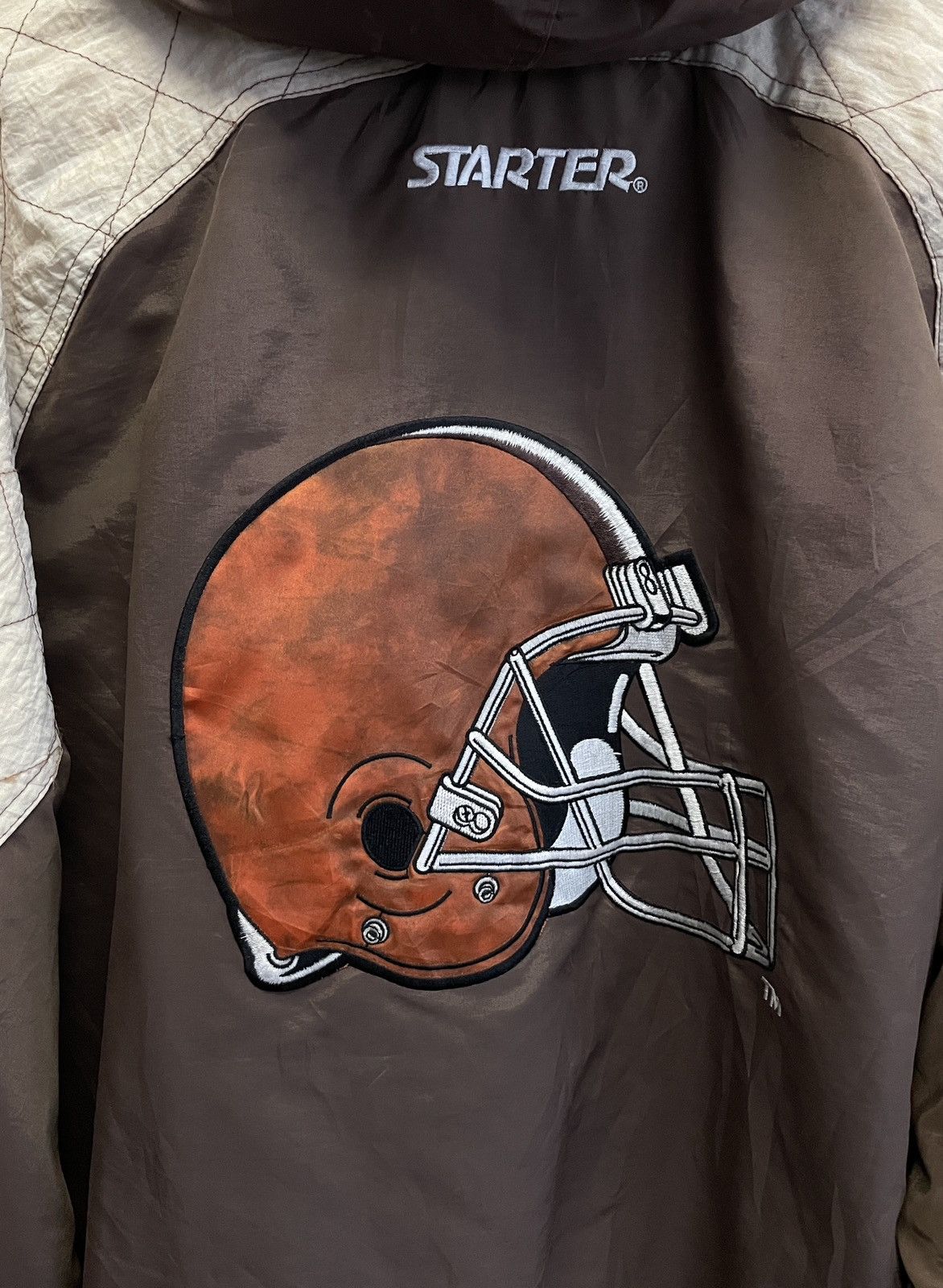 NFL Rare Design Vintage Brand Starter X NFL Browns Jacket 1990s Size US XL / EU 56 / 4 - 11 Thumbnail
