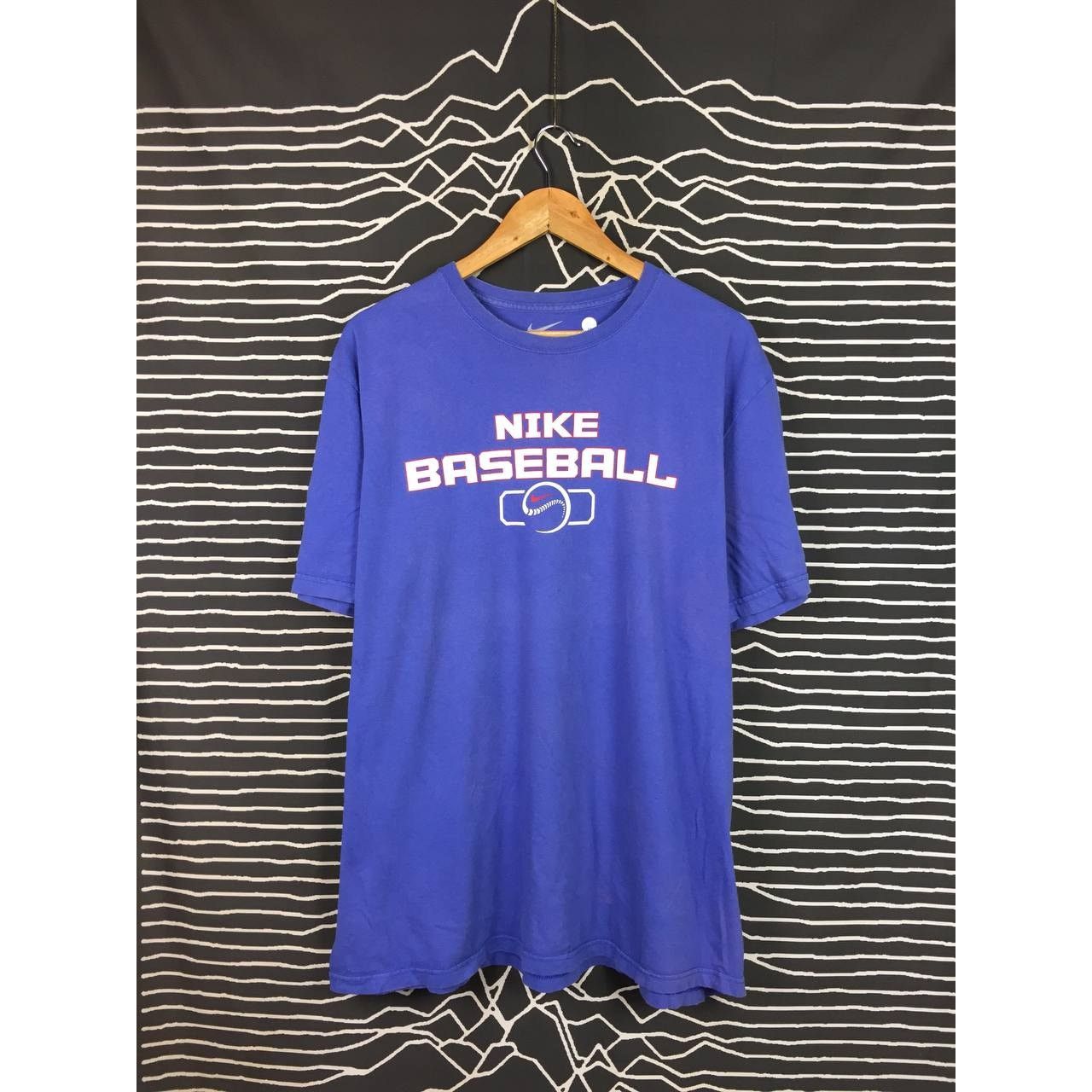 Nike Nike Baseball Center Logo Athletic Standard Fit Tee Size US XXL / EU 58 / 5 - 2 Thumbnail