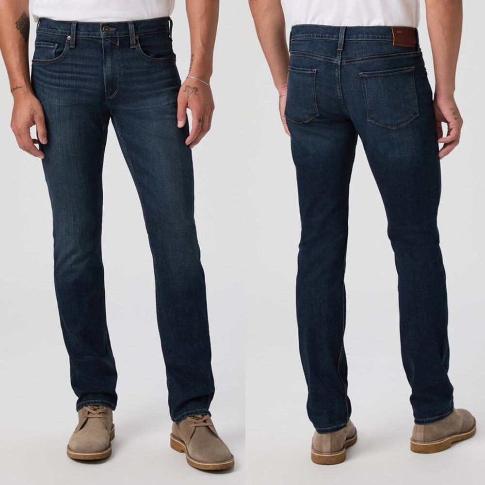 Paige NWT New $199 Paige Transcend Normandie Straight Jean Size 2 Size US 29 - 1 Thumbnail