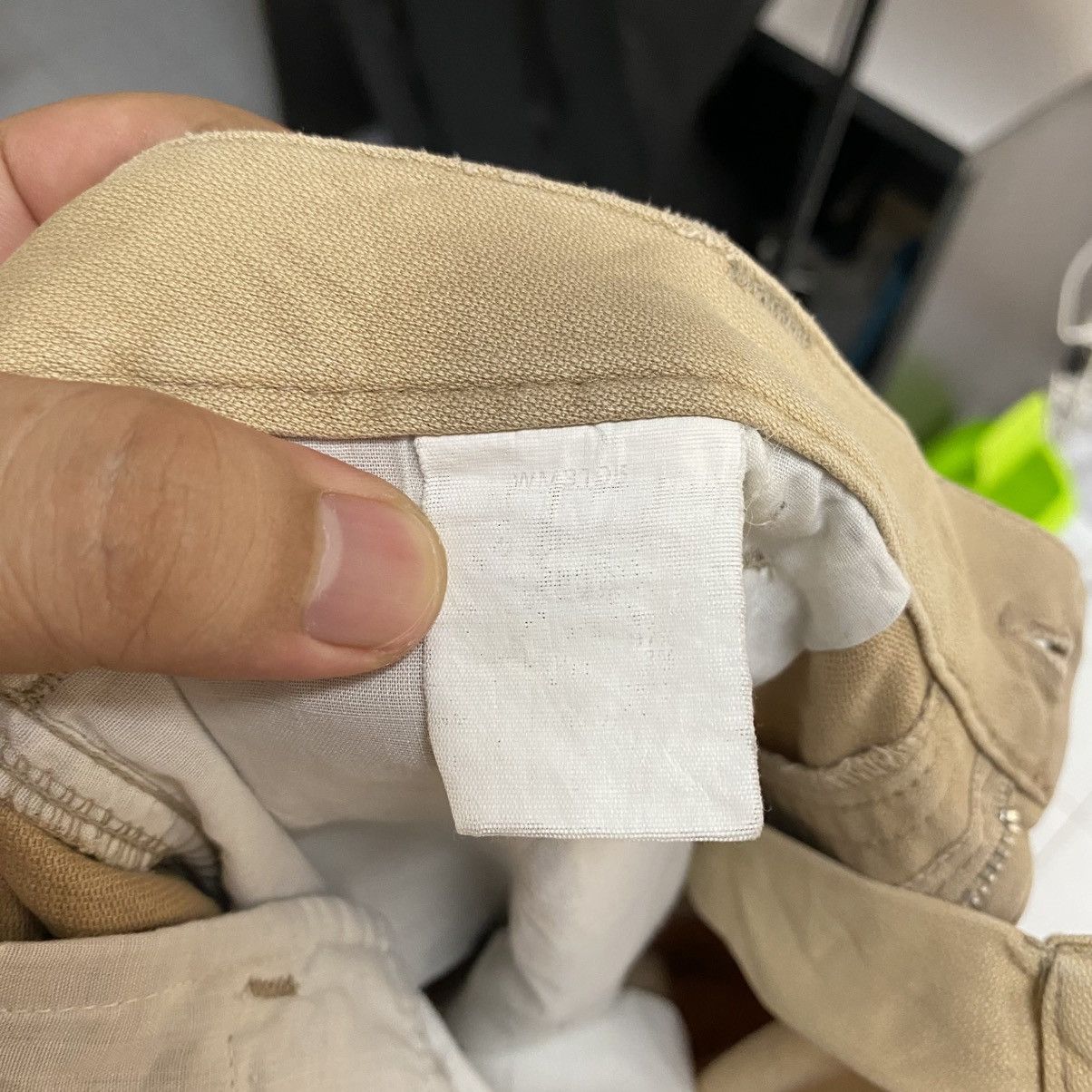 DL Japanese Brand Beige Cargo Multipocket Pants #C770