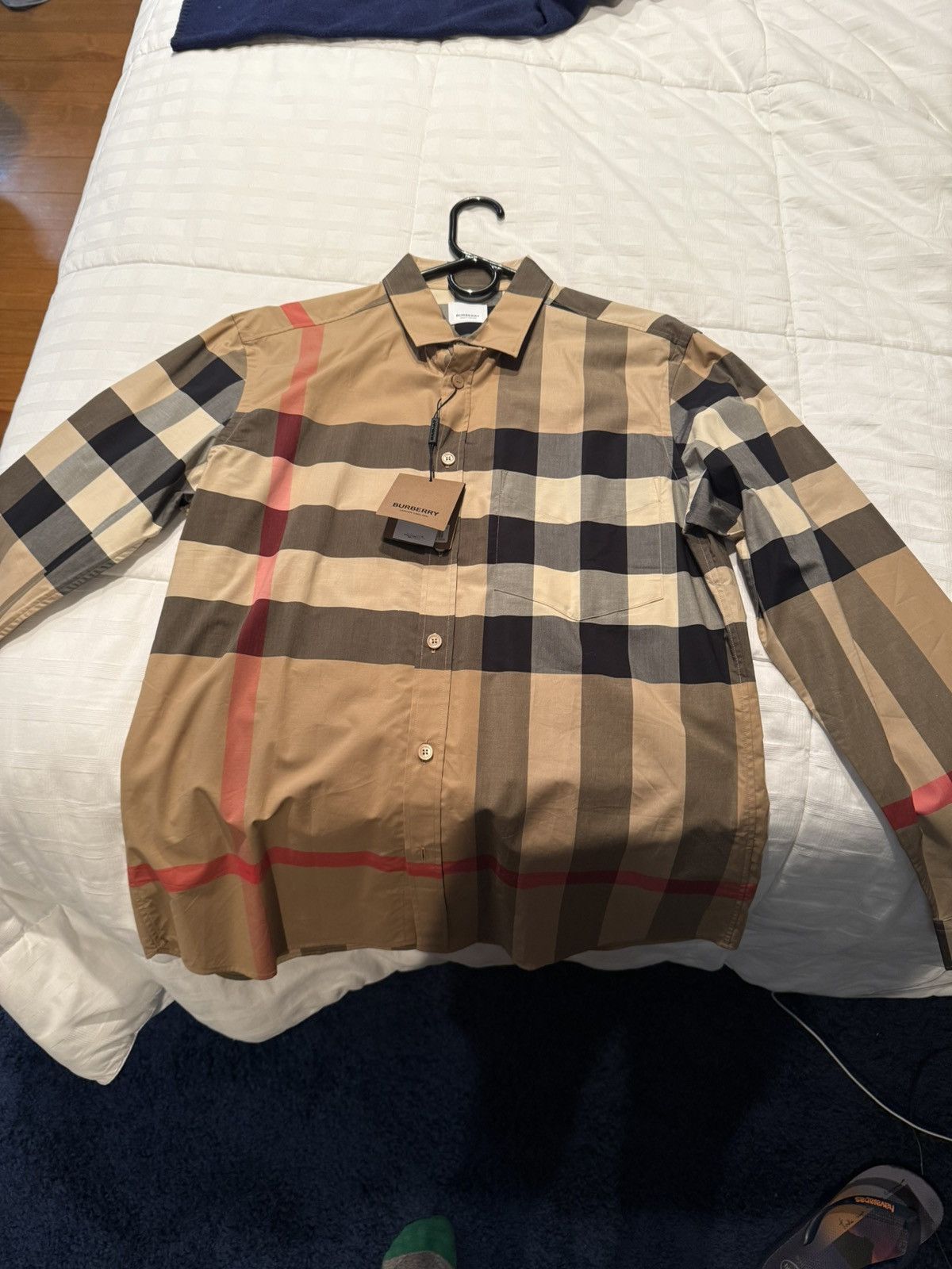 Burberry Burberry slim fit check cotton shirt Size US L / EU 52-54 / 3 - 4 Thumbnail