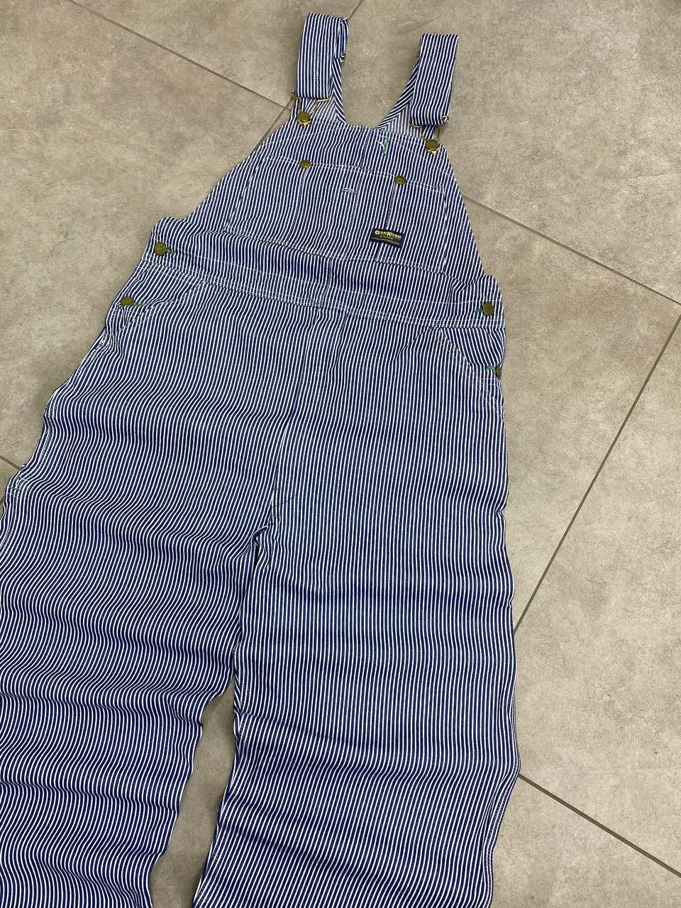 Oshkosh Vintage Oshkosh B'Gosh Union Made Striped American Overalls Size US 36 / EU 52 - 4 Thumbnail