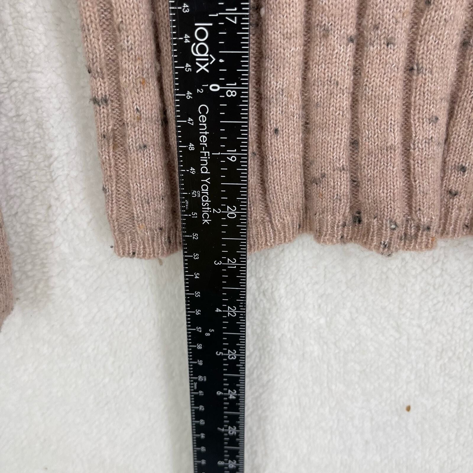Madewell Madwell XXS Donegal Evercrest Turtleneck Knit Sand Bodycon Size XXS / US 00 / IT 34 - 3 Thumbnail