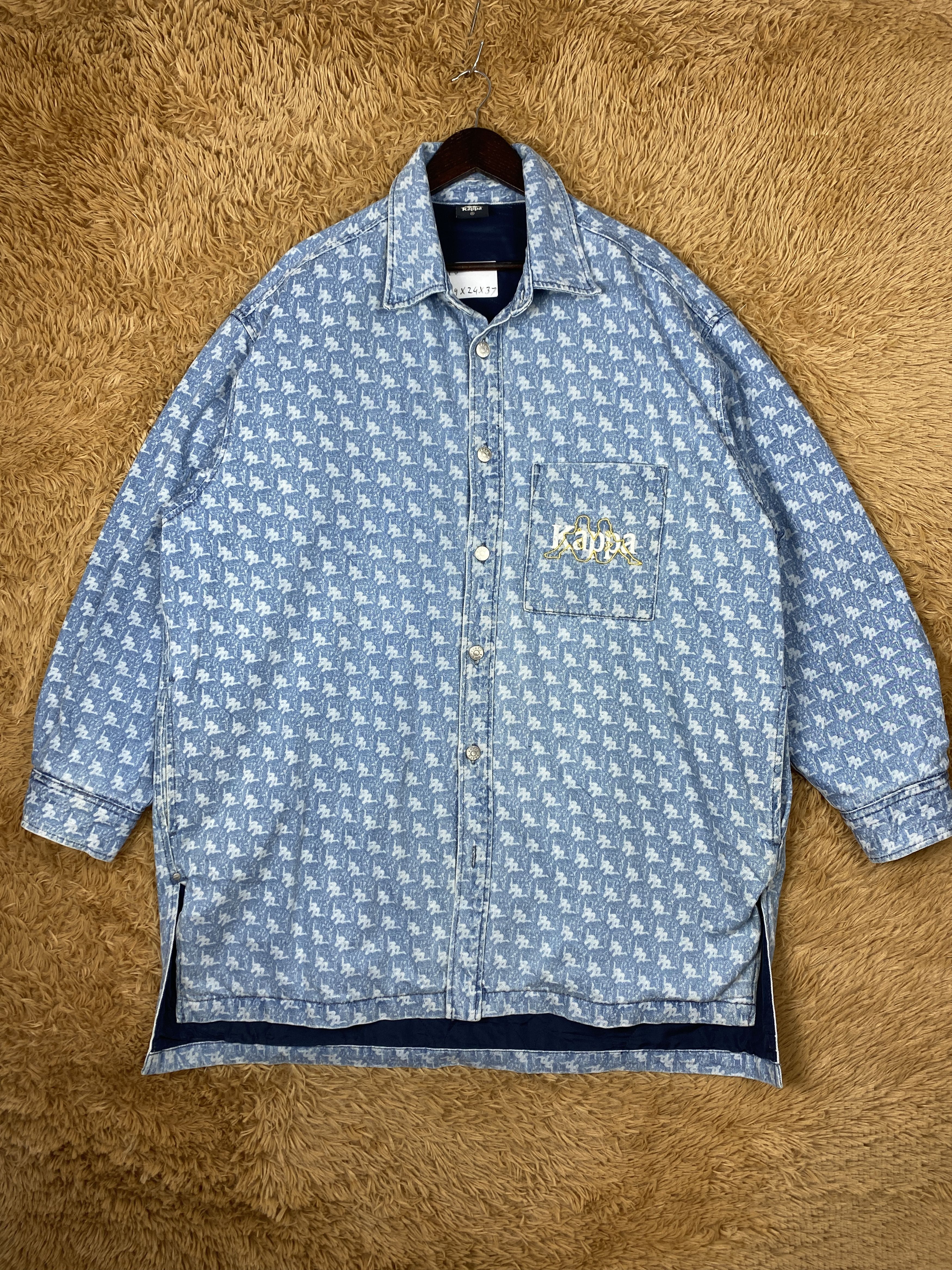 Vintage Kappa x Gu Monogram Long Jacket PJ2573