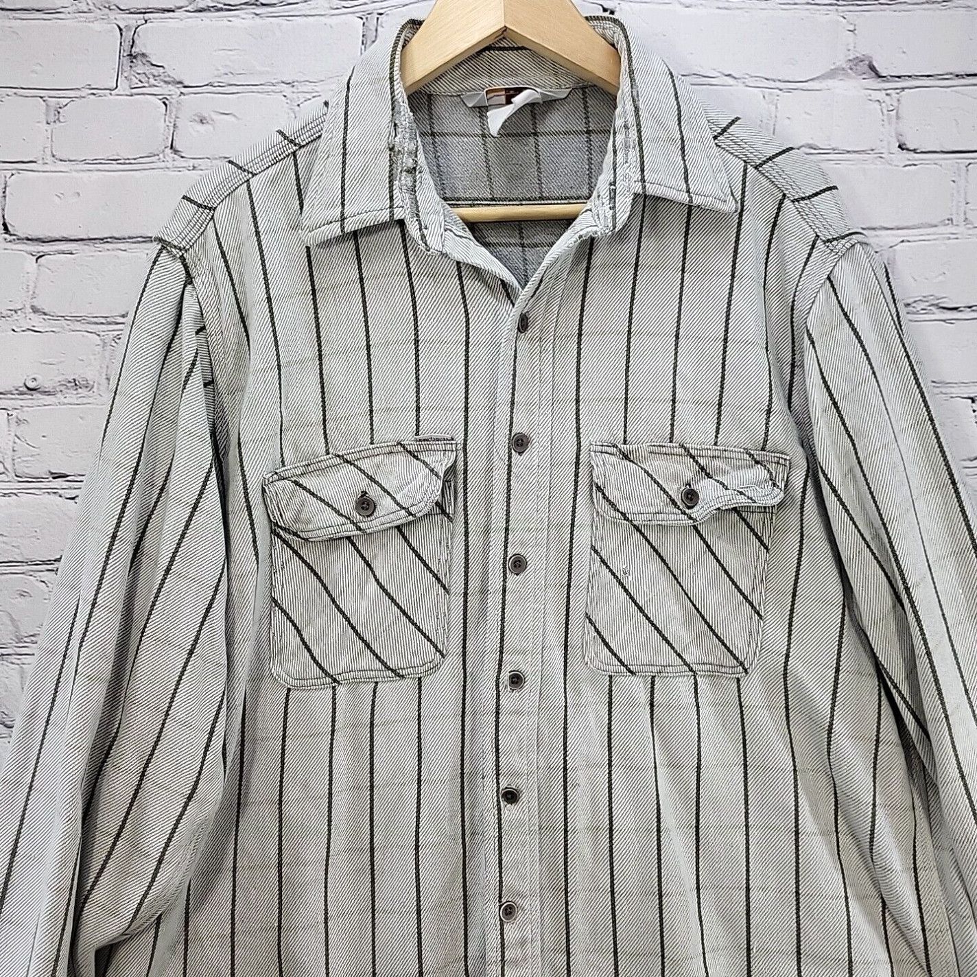 Carhartt Vintage Carhartt Shacket Rugged Workwear Shirt Sz XL Size US XL / EU 56 / 4 - 2 Thumbnail