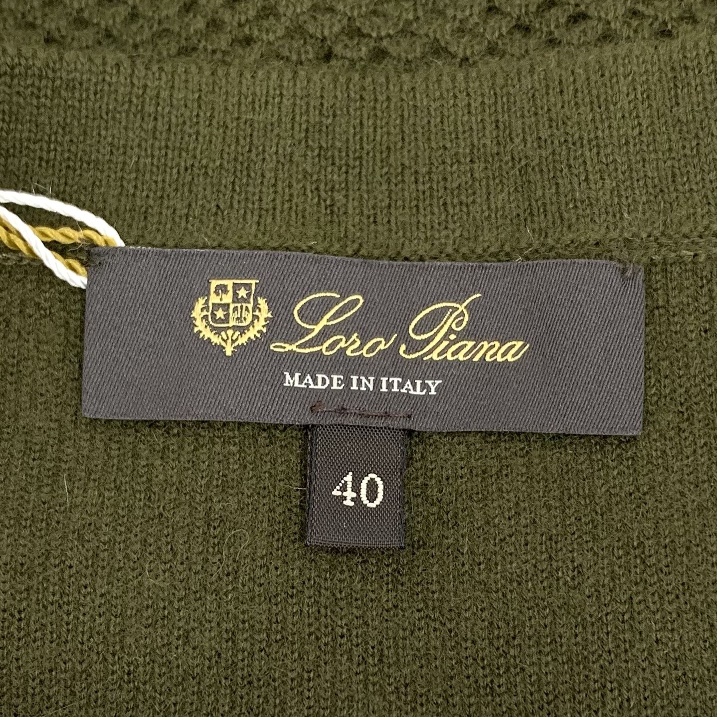 Loro Piana Loro Piana Cashmere Knit Sweater Green (40) Size S / US 4 / IT 40 - 5 Thumbnail