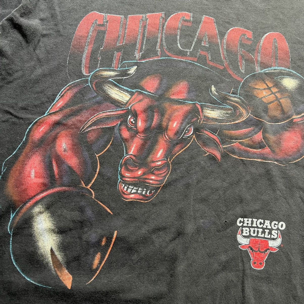 image of Nutmeg Mills x Vintage Chicago Bulls Shirt Nutmeg 1993 in Black, Men's (Size Large)