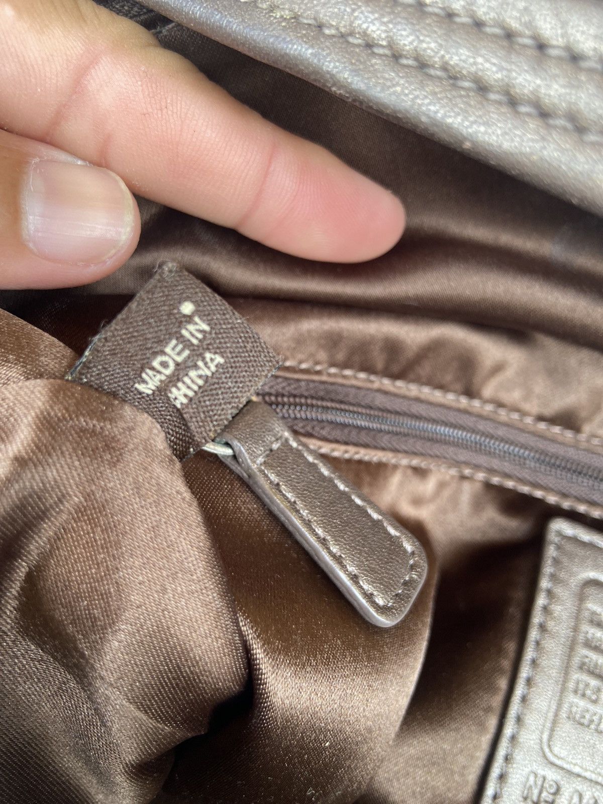 Raf Simons Authentic Coach Laura Signature Large Tote F18335-BrownBeige Size ONE SIZE - 5 Thumbnail