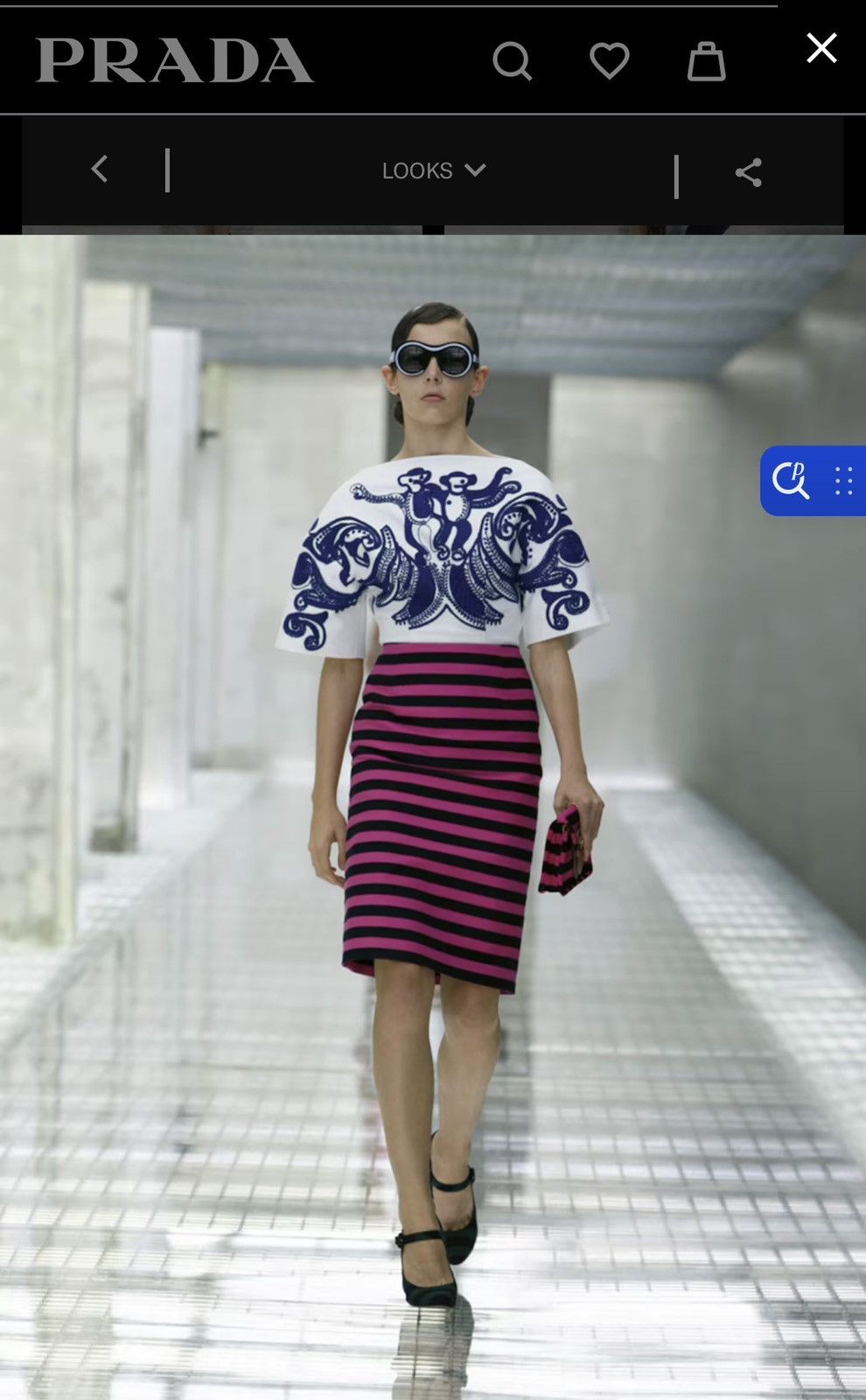 Prada Prada Spring 2011 pink and black striped satin dress Size S / US 4 / IT 40 - 15 Thumbnail