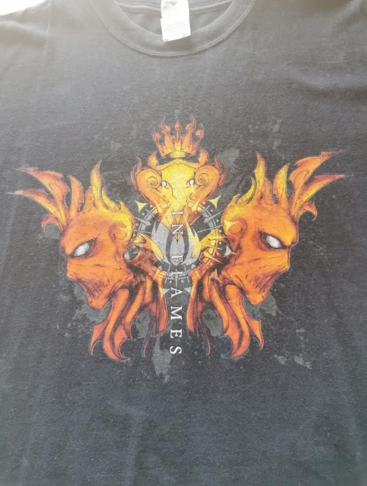 Band Tees Vintage T-shirt Movie In Flames Size US L / EU 52-54 / 3 - 2 Thumbnail