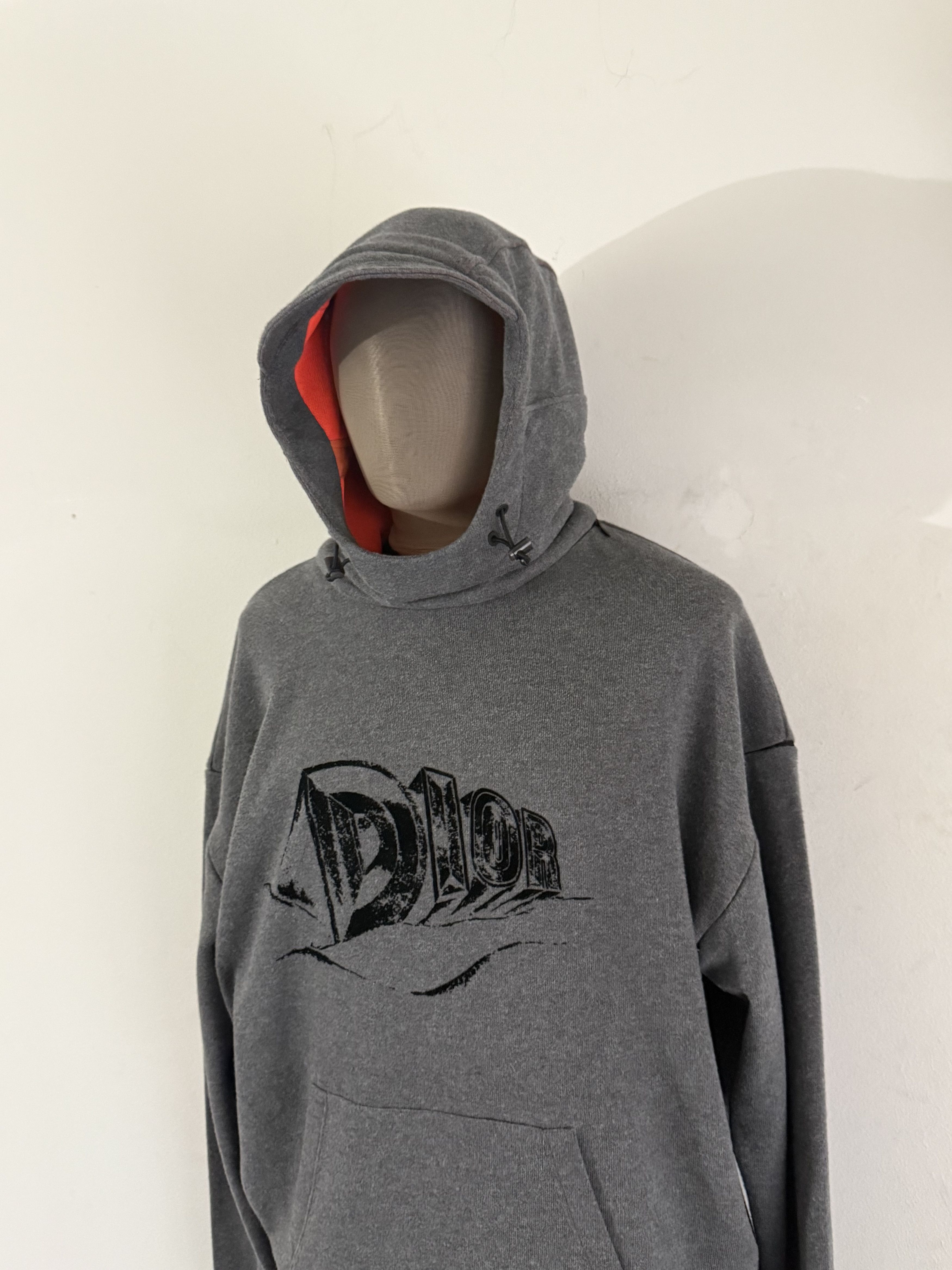 Dior Logo Hooded Sweatshirt Detachable Sleeves Size US L / EU 52-54 / 3 - 16 Thumbnail