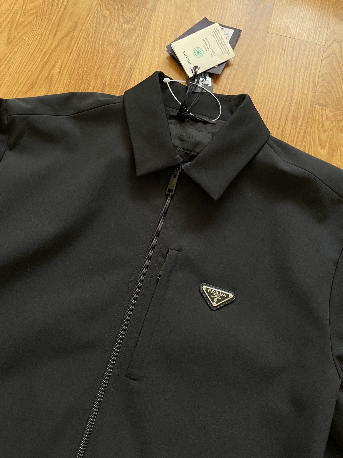 Prada Prada Polyester Shirt Light Jacket Size US L / EU 52-54 / 3 - 2 Thumbnail