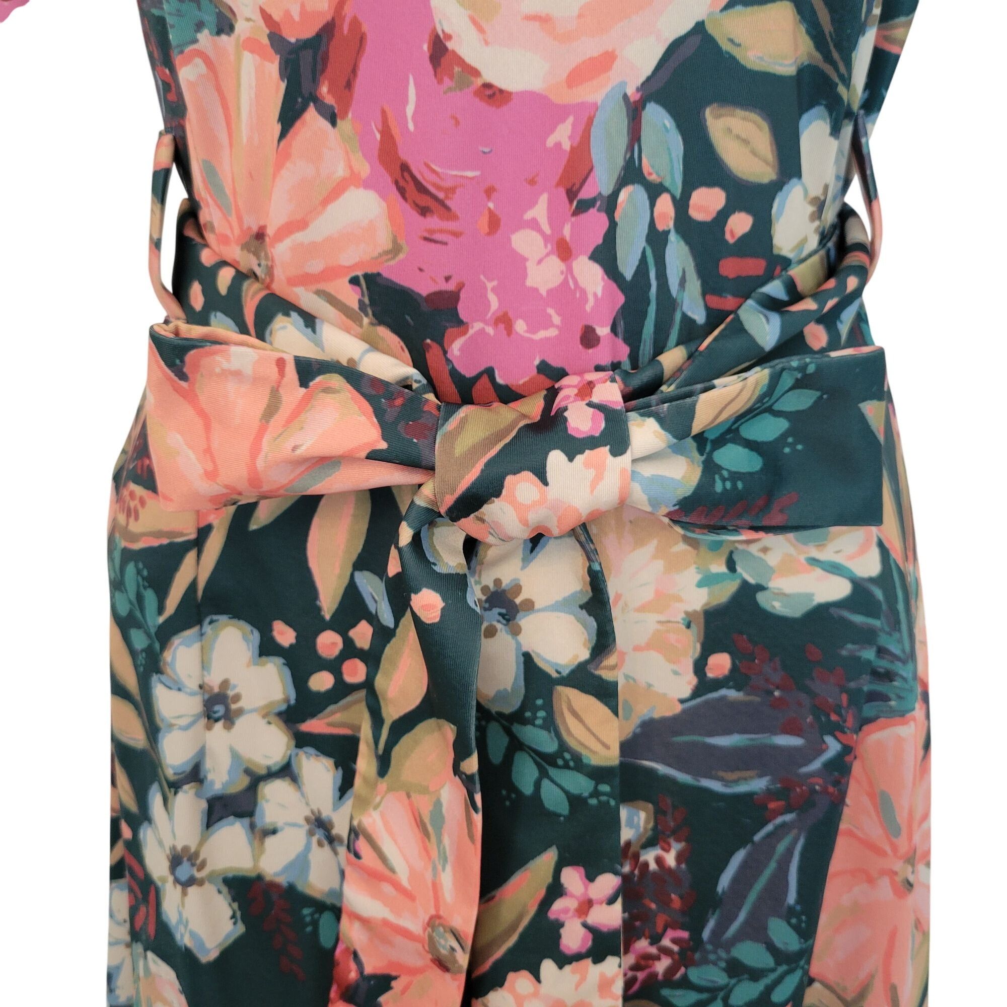 Other Vera Fishbaugh Vfish XS Tropical Floral Belted Dress Resort Size XS / US 0-2 / IT 36-38 - 5 Thumbnail