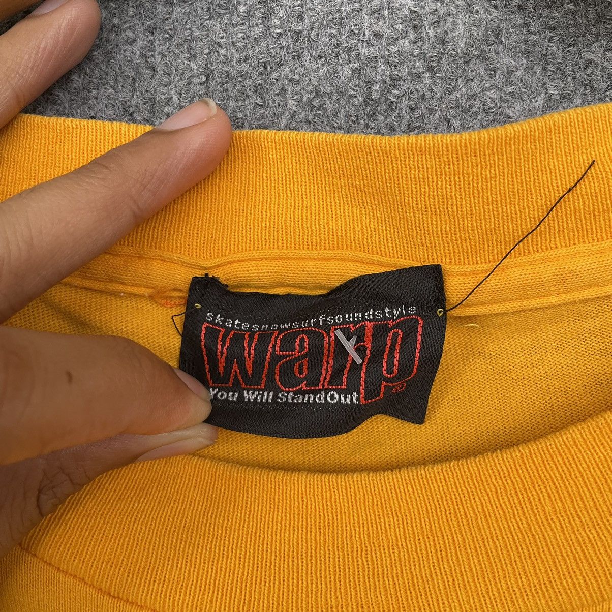 Vintage True 1990s Warp Skateboard Skater T Shirt Size US M / EU 48-50 / 2 - 5 Thumbnail