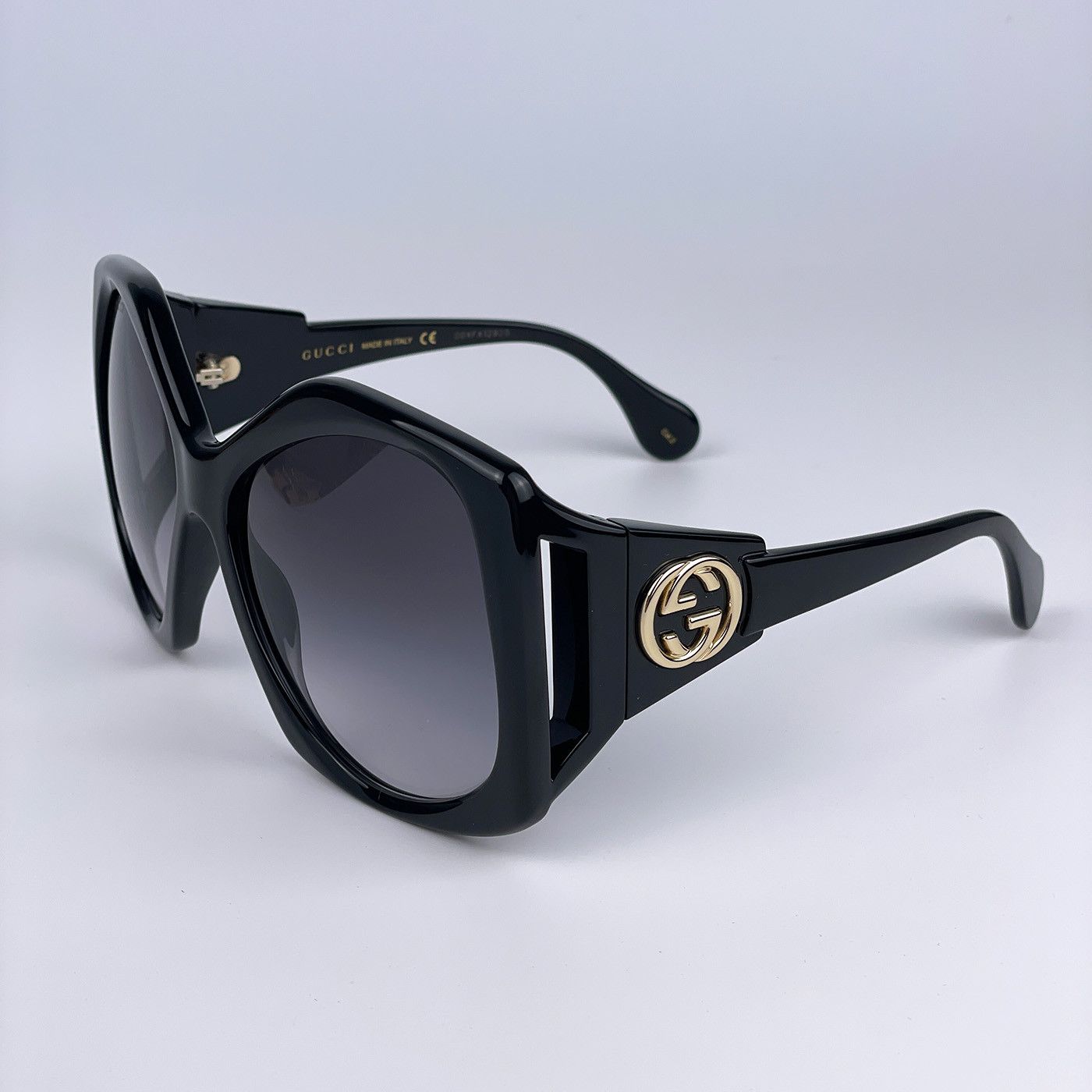 Gucci NEW Gucci GG0875S 001 Women Rectangle Oversized Sunglasses Size ONE SIZE - 6 Thumbnail